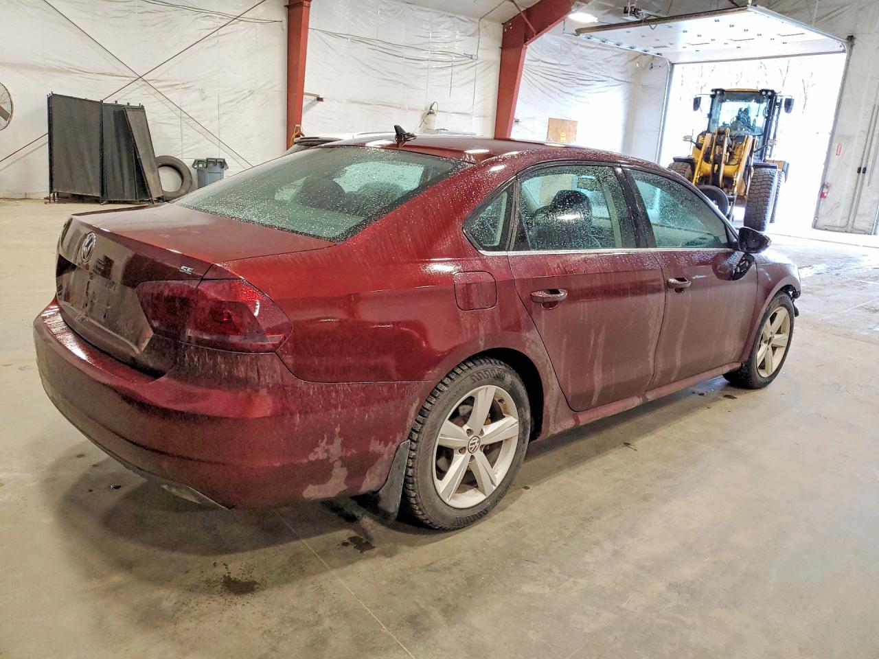 2012 Volkswagen Passat Maroon vin: 1VWBP7A34CC020192