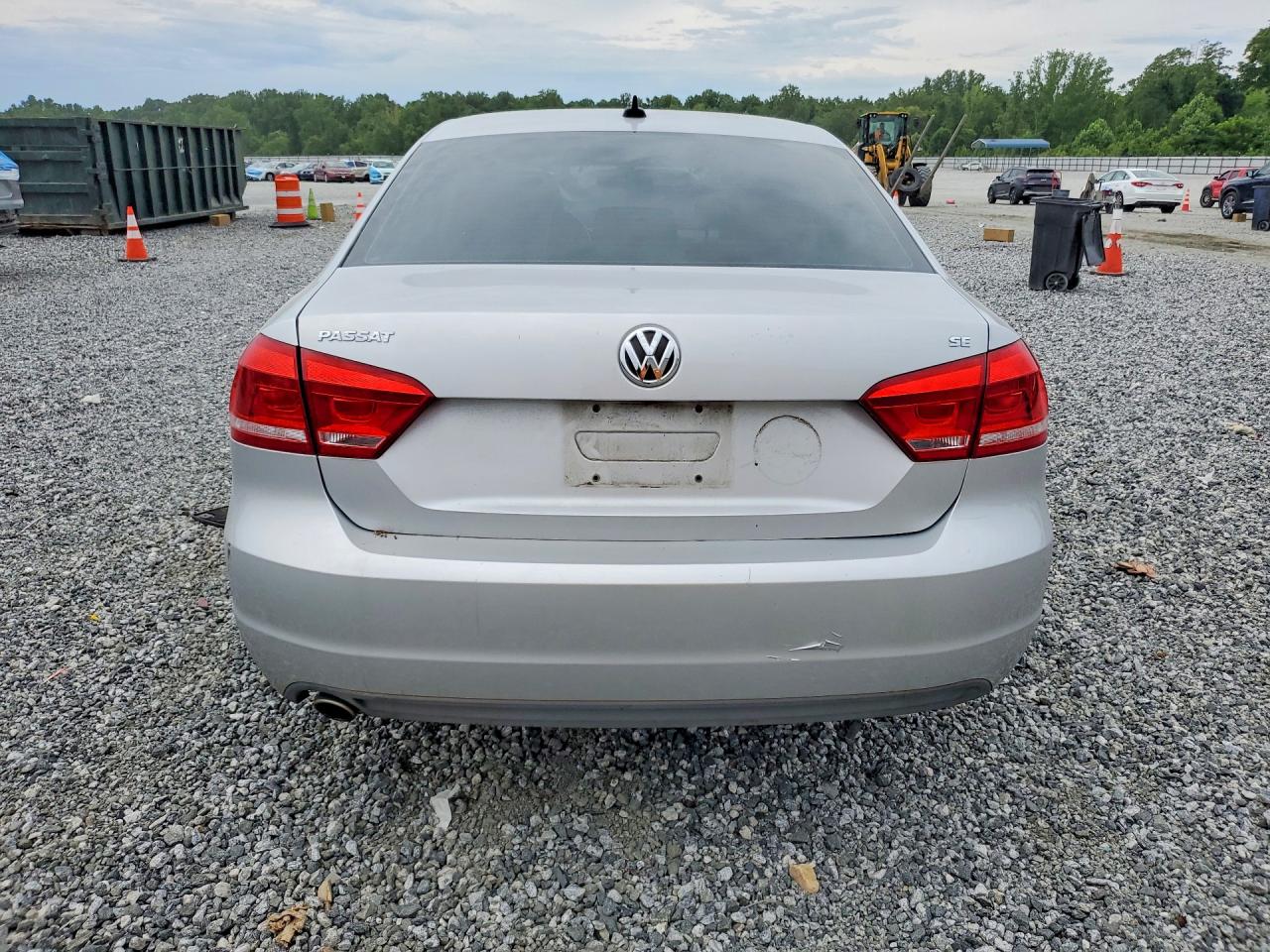 2012 Volkswagen Passat Se Silver vin: 1VWBP7A34CC028034
