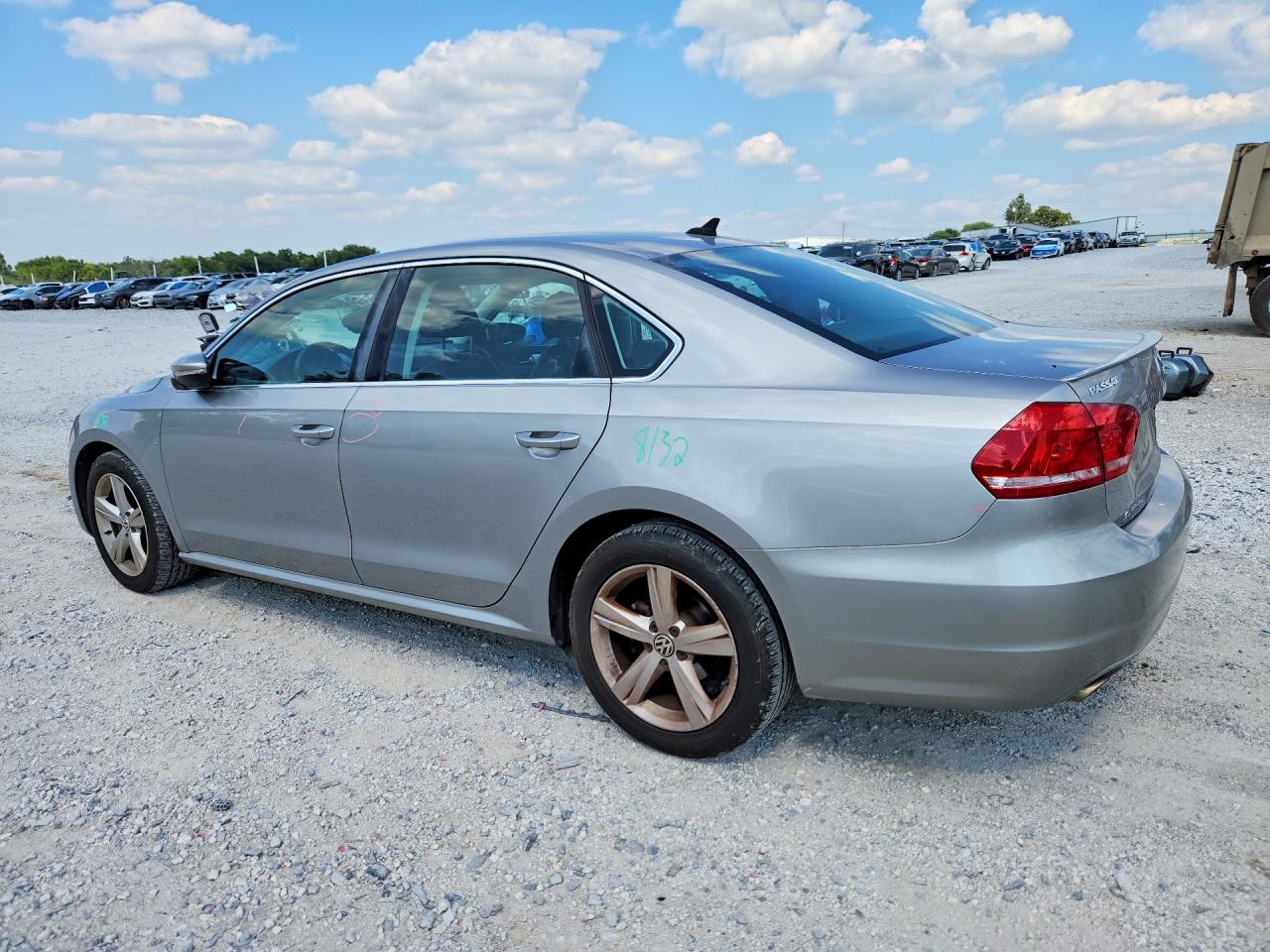 2012 Volkswagen Passat Se Silver vin: 1VWBP7A34CC074902