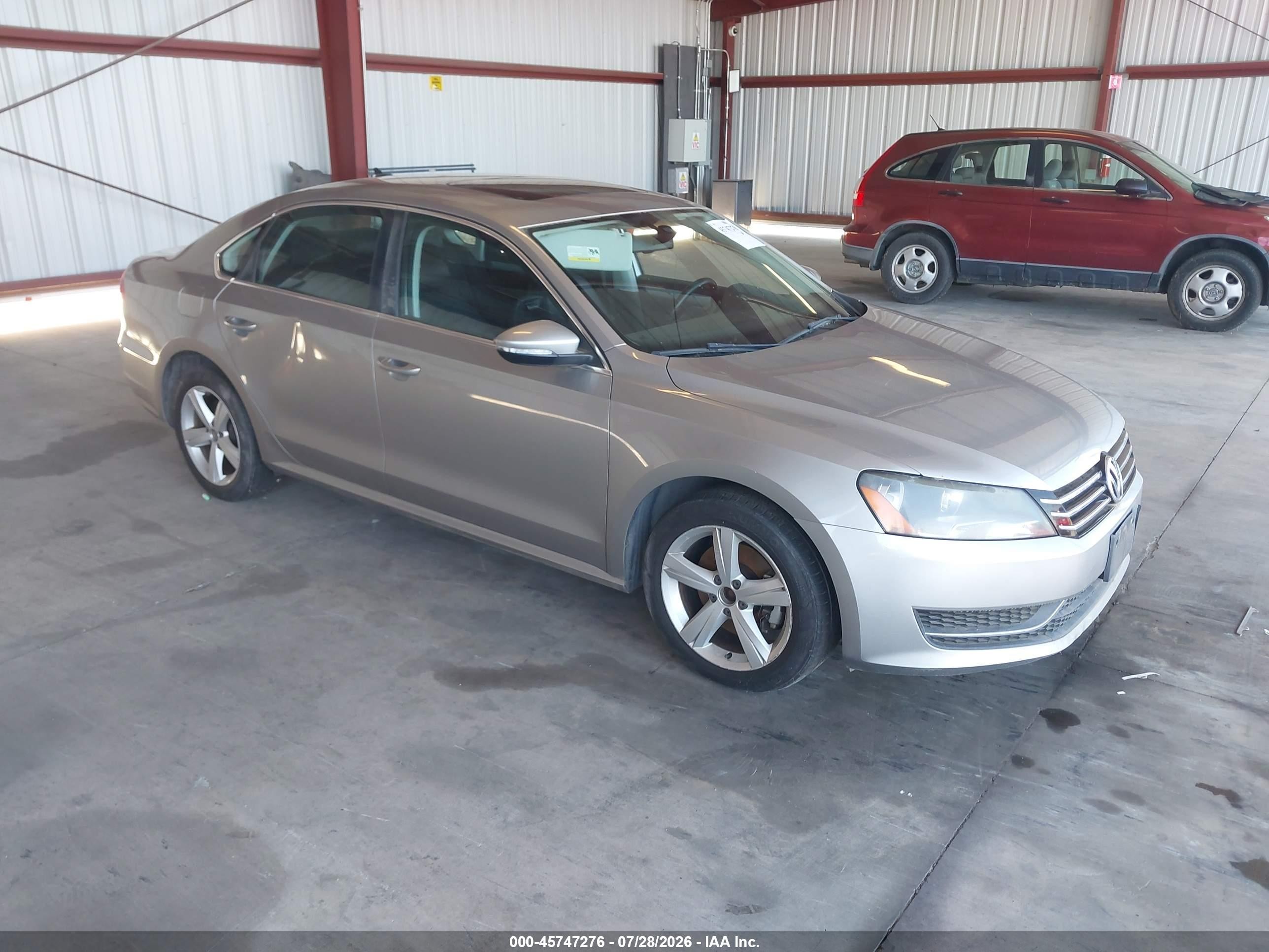 2012 Volkswagen Passat 2.5l Se Silver vin: 1VWBP7A34CC098603