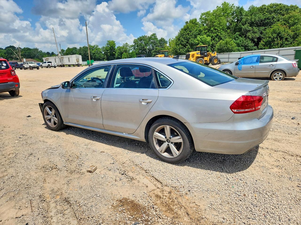 2013 Volkswagen Passat Se Silver vin: 1VWBP7A34DC023384