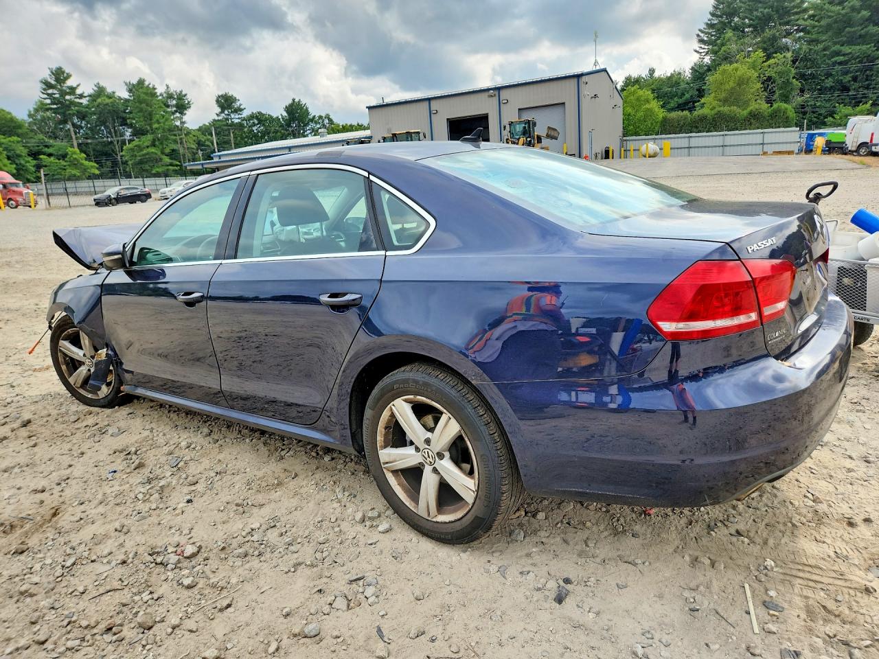2012 Volkswagen Passat Se Blue vin: 1VWBP7A35CC087805