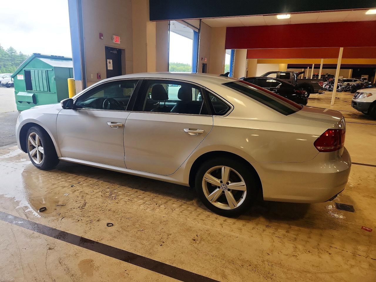 2013 Volkswagen Passat Se Silver vin: 1VWBP7A35DC015794