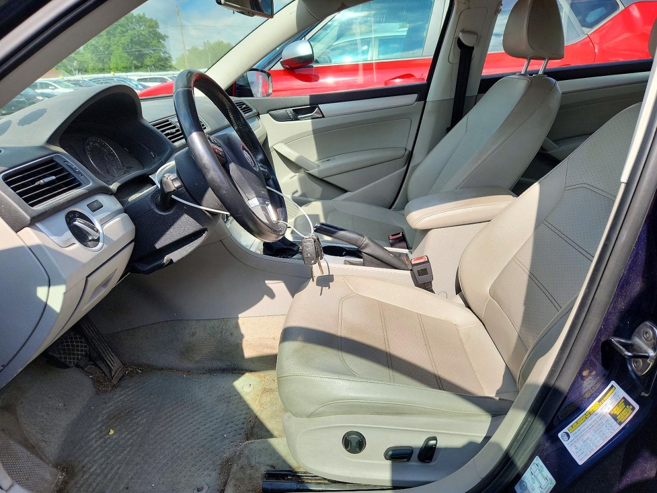 2013 Volkswagen Passat Se Синий vin: 1VWBP7A35DC037486