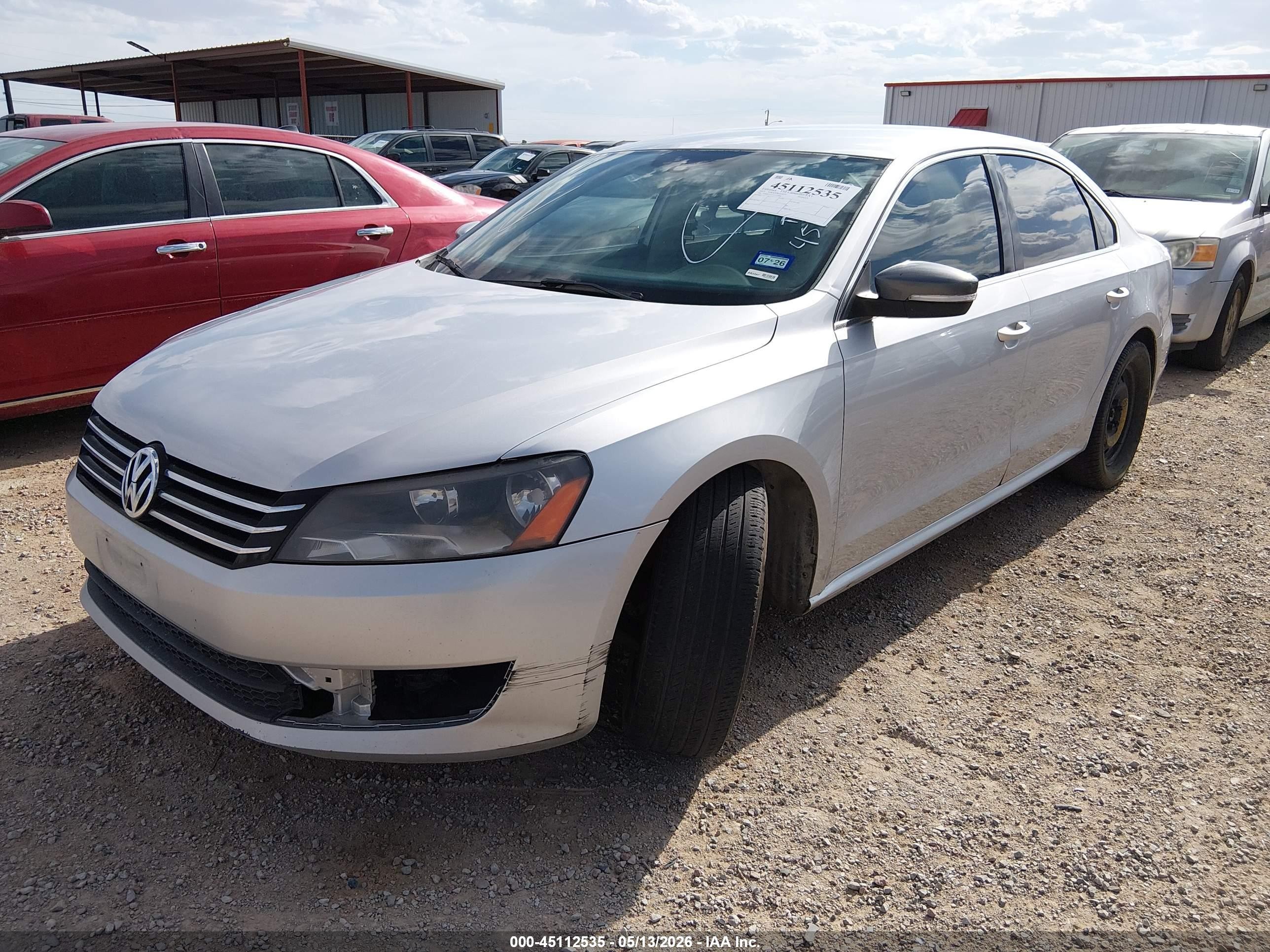 2013 Volkswagen Passat 2.5l Se Silver vin: 1VWBP7A35DC122800