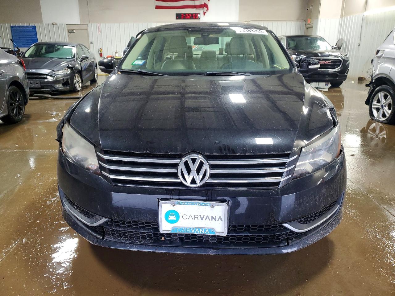 2013 Volkswagen Passat Se Черный vin: 1VWBP7A35DC123381