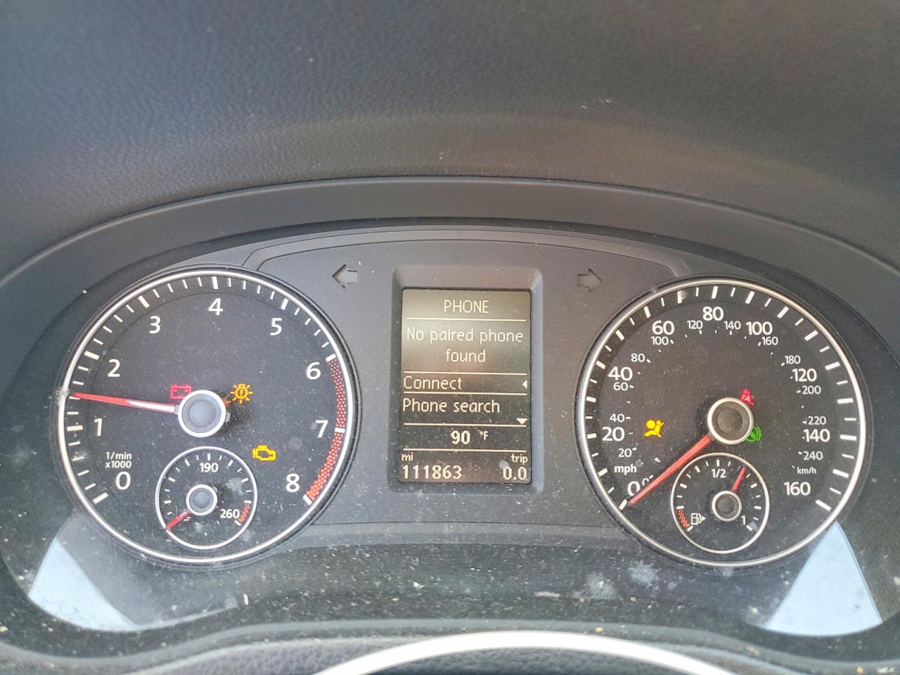2014 Volkswagen Passat Se Черный vin: 1VWBP7A35EC006952