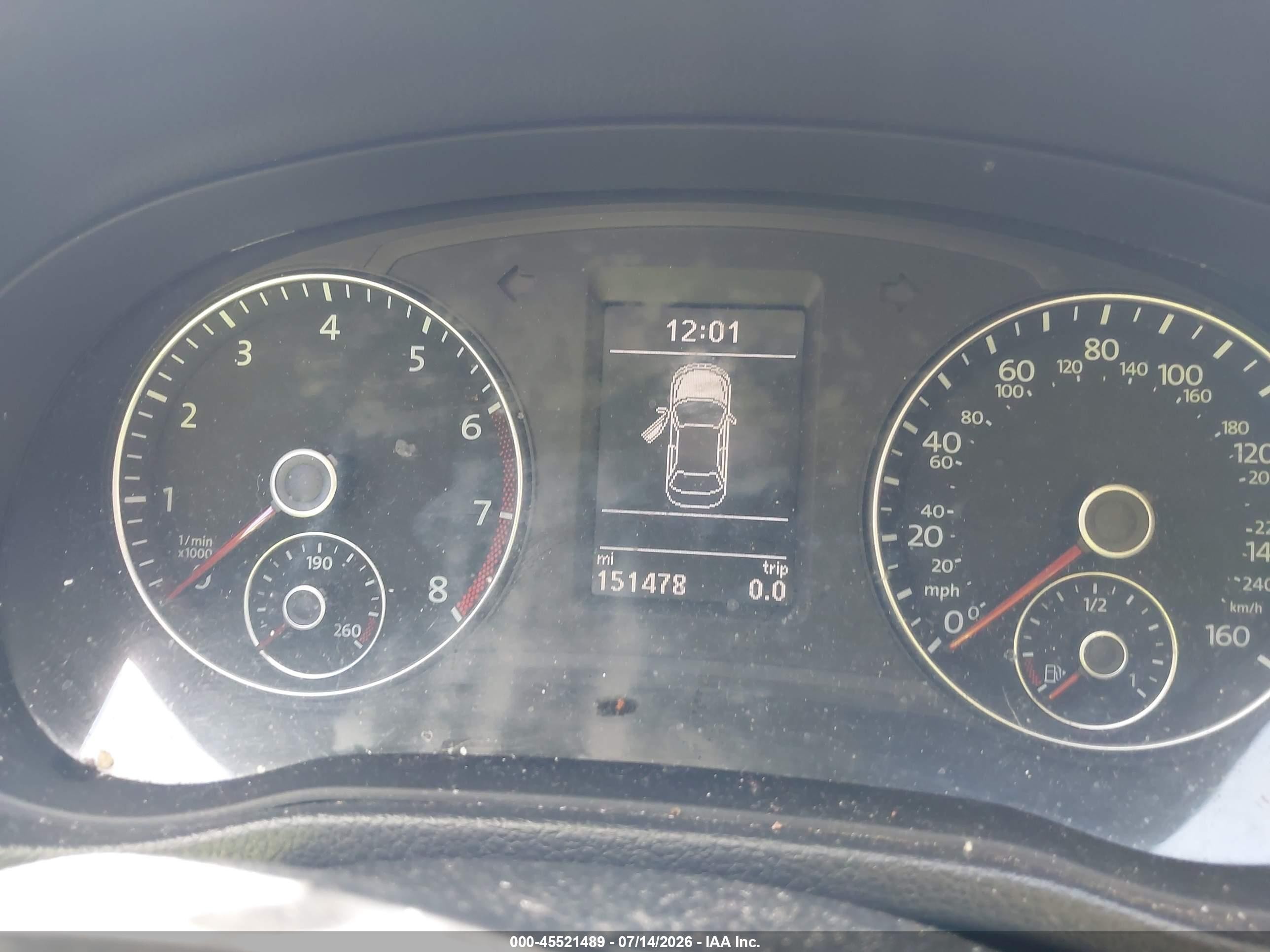 2014 Volkswagen Passat 2.5l Se Black vin: 1VWBP7A35EC013013