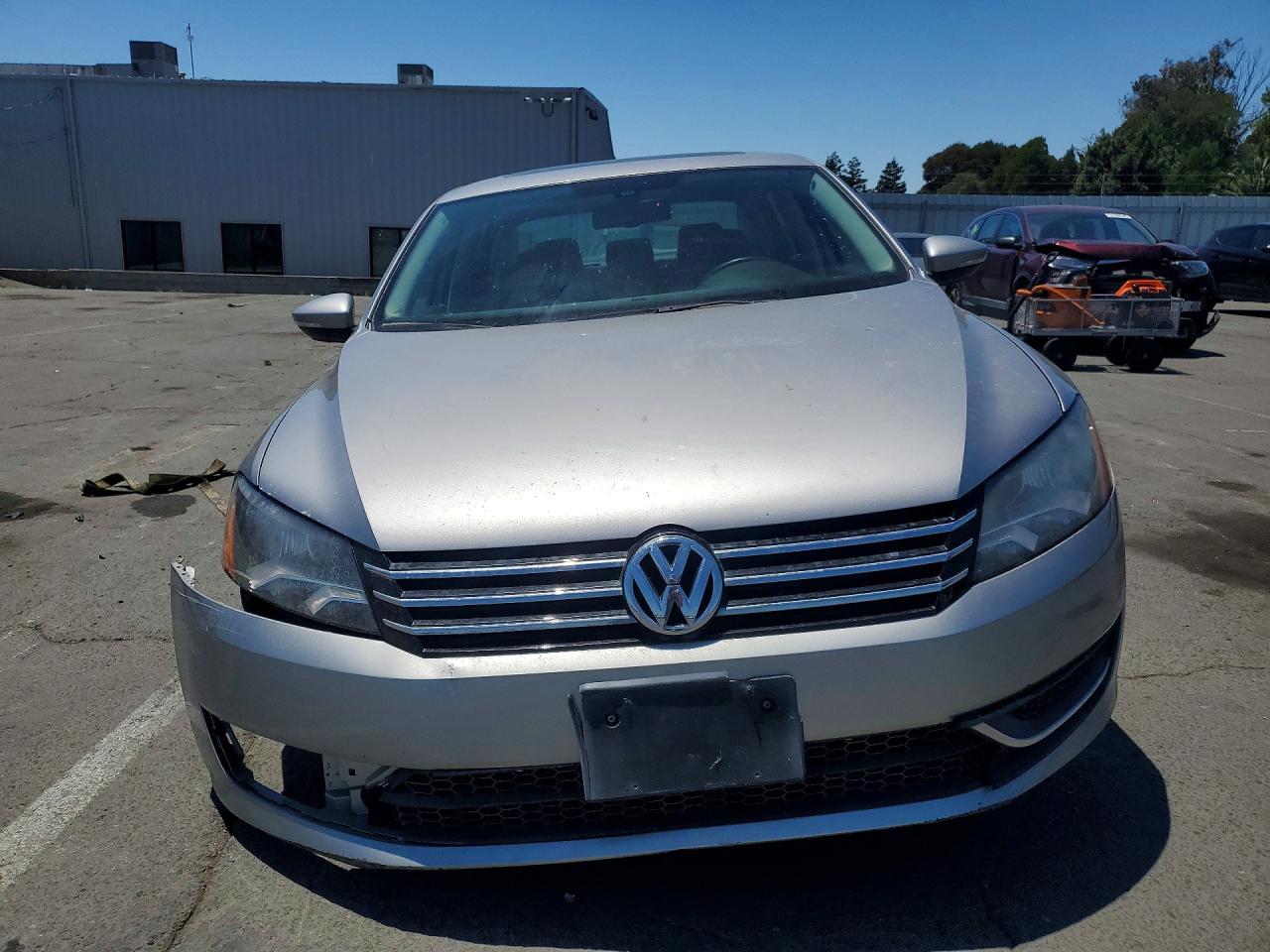 2012 Volkswagen Passat Se Серебряный vin: 1VWBP7A36CC047619