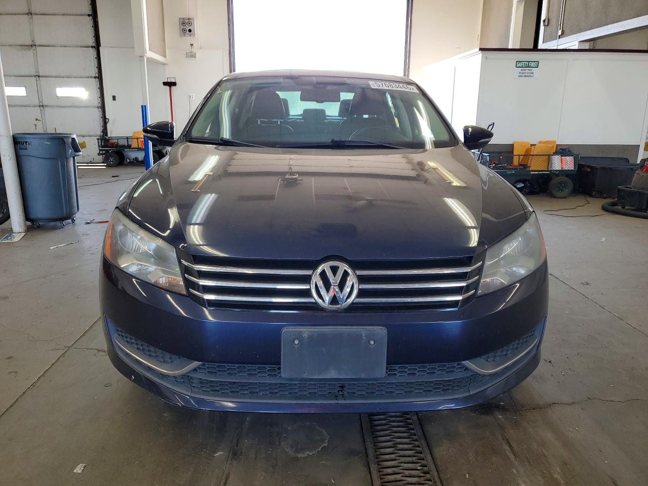 2012 Volkswagen Passat Se Blue vin: 1VWBP7A37CC040372