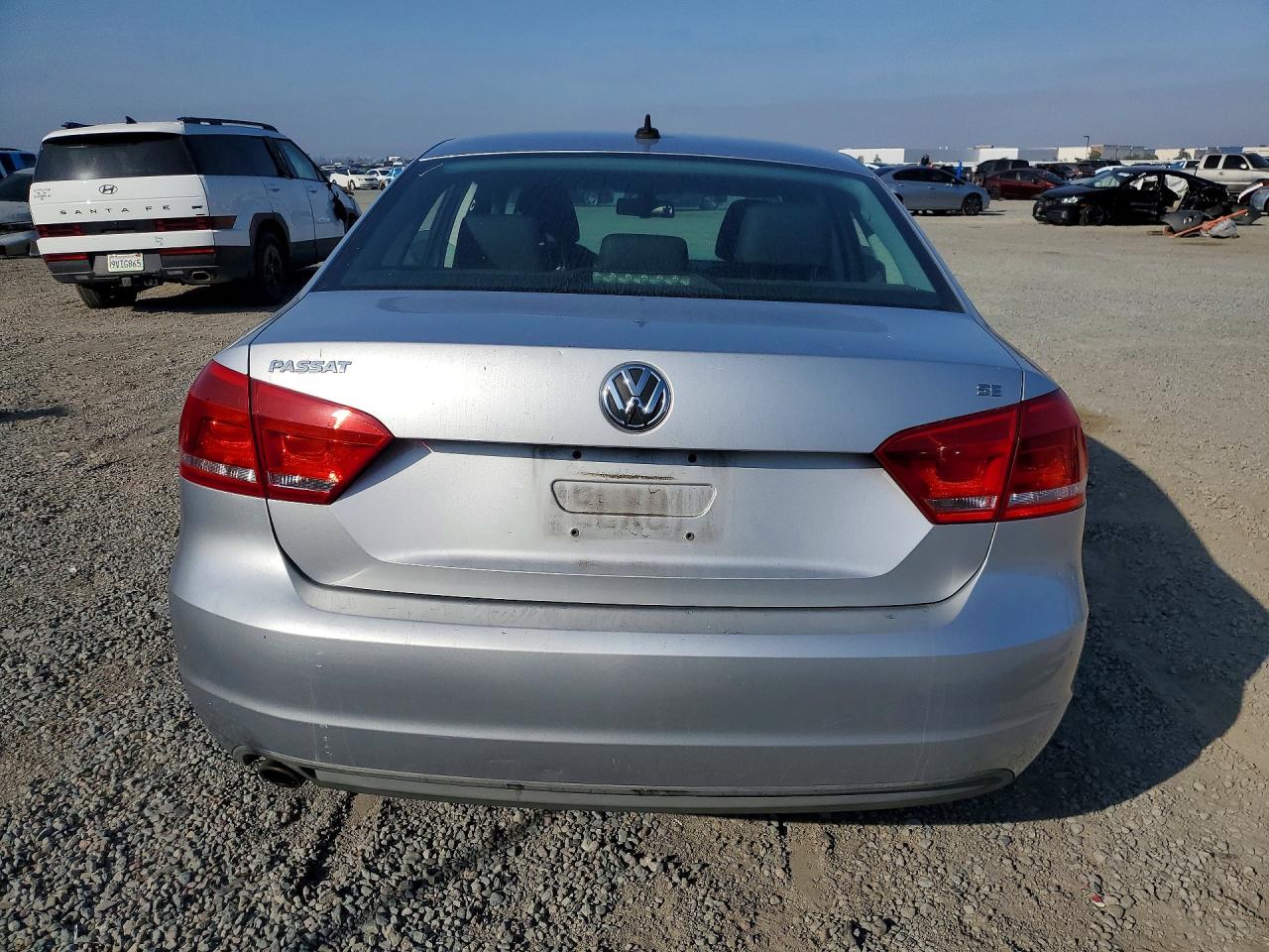 2012 Volkswagen Passat Se Silver vin: 1VWBP7A37CC051159