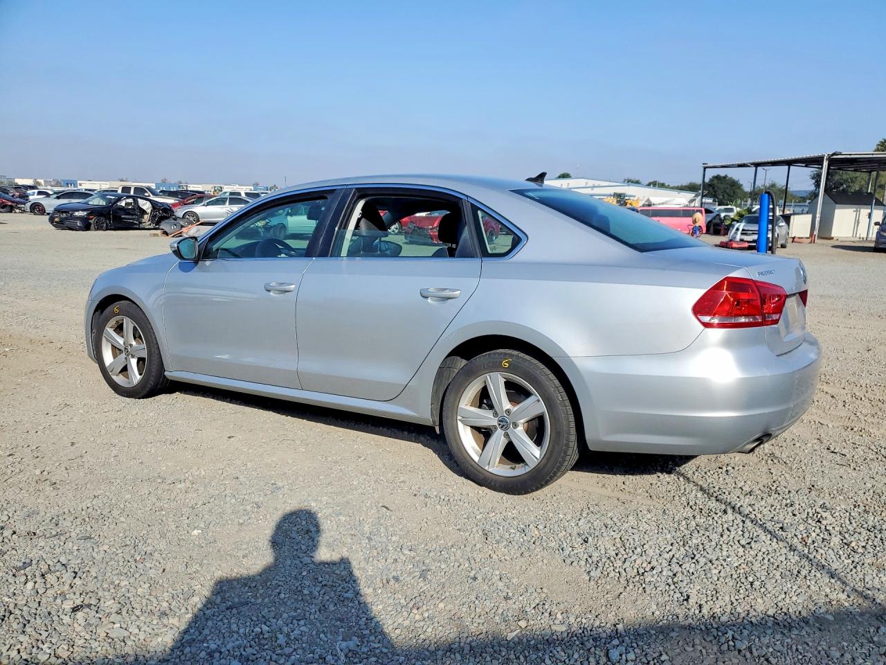 2012 Volkswagen Passat Se Silver vin: 1VWBP7A37CC051159