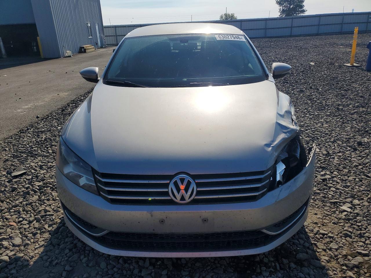 2012 Volkswagen Passat Se Silver vin: 1VWBP7A37CC099986
