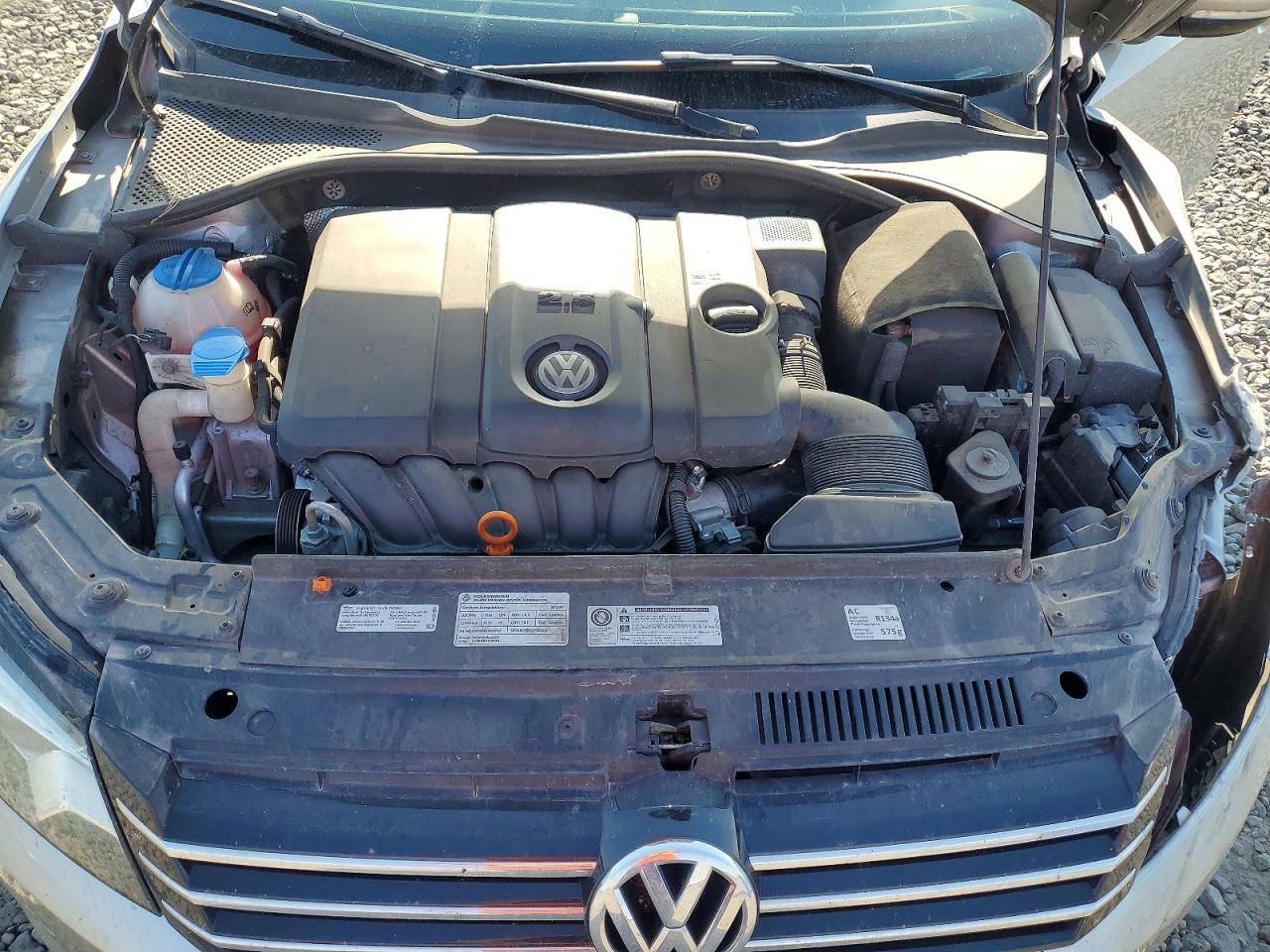 2012 Volkswagen Passat Se Silver vin: 1VWBP7A37CC099986