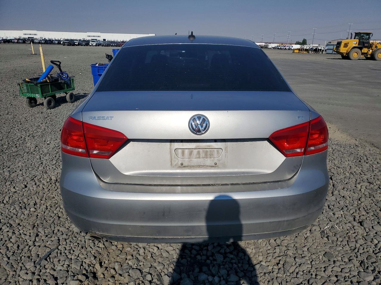2012 Volkswagen Passat Se Silver vin: 1VWBP7A37CC099986
