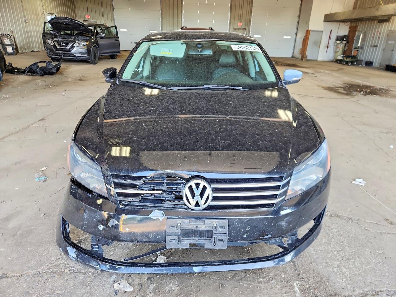 2012 Volkswagen Passat Se Black vin: 1VWBP7A37CC101252