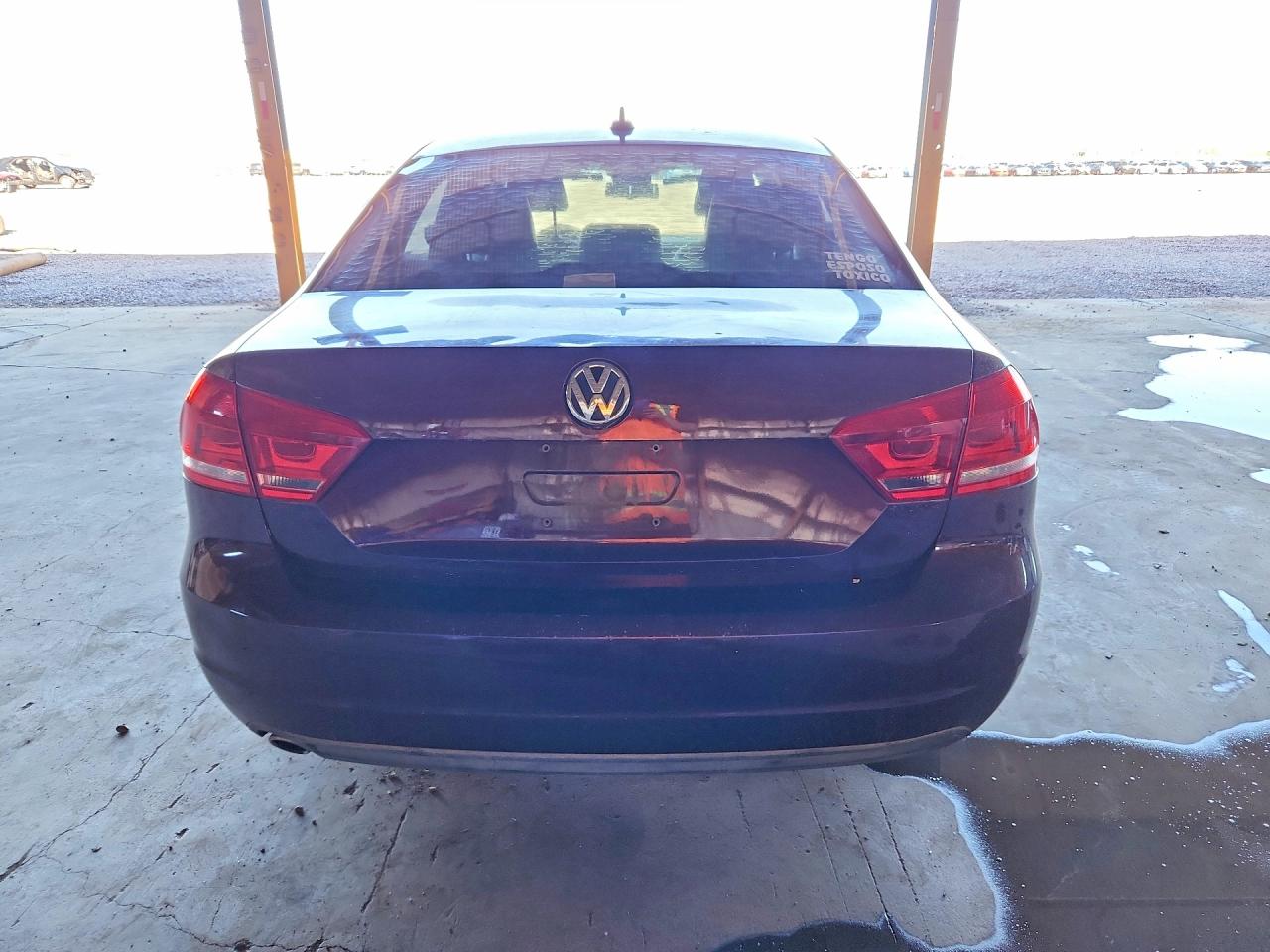 2013 Volkswagen Passat Se Maroon vin: 1VWBP7A37DC027042