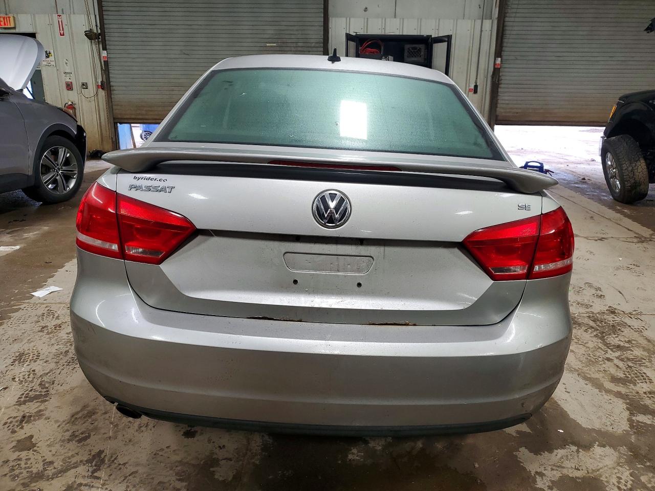 2013 Volkswagen Passat Se Silver vin: 1VWBP7A37DC097981