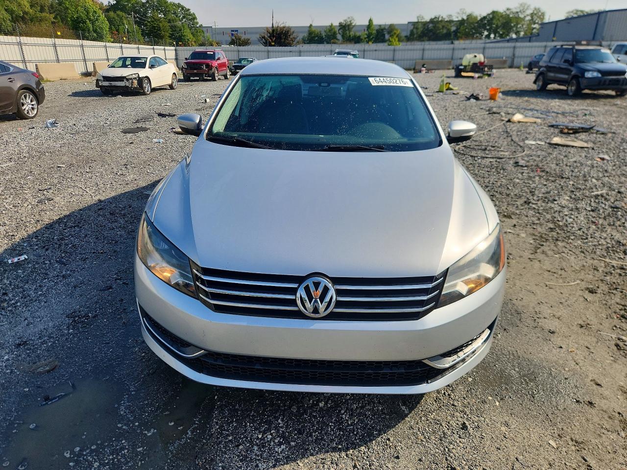 2013 Volkswagen Passat Se Silver vin: 1VWBP7A37DC115122