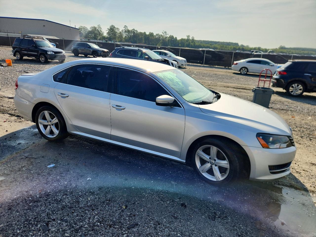2013 Volkswagen Passat Se Silver vin: 1VWBP7A37DC115122