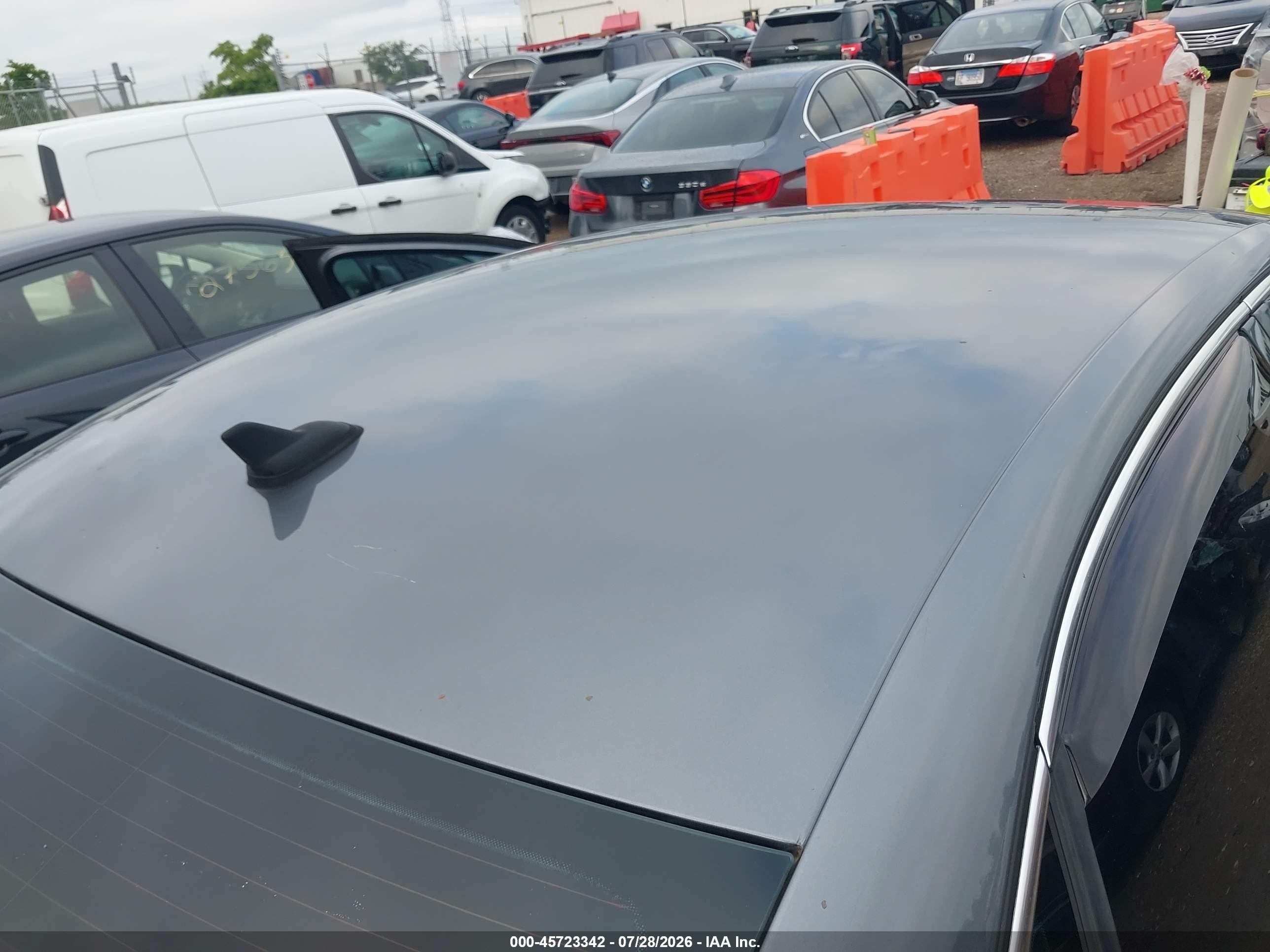 2013 Volkswagen Passat 2.5l Se Gray vin: 1VWBP7A37DC131272