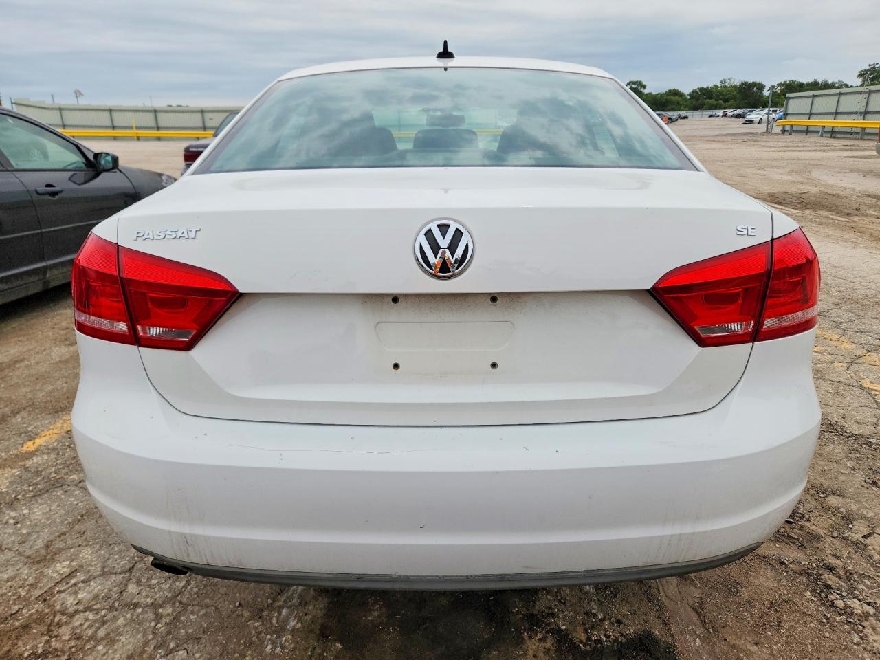 2012 Volkswagen Passat Se Белый vin: 1VWBP7A38CC004268