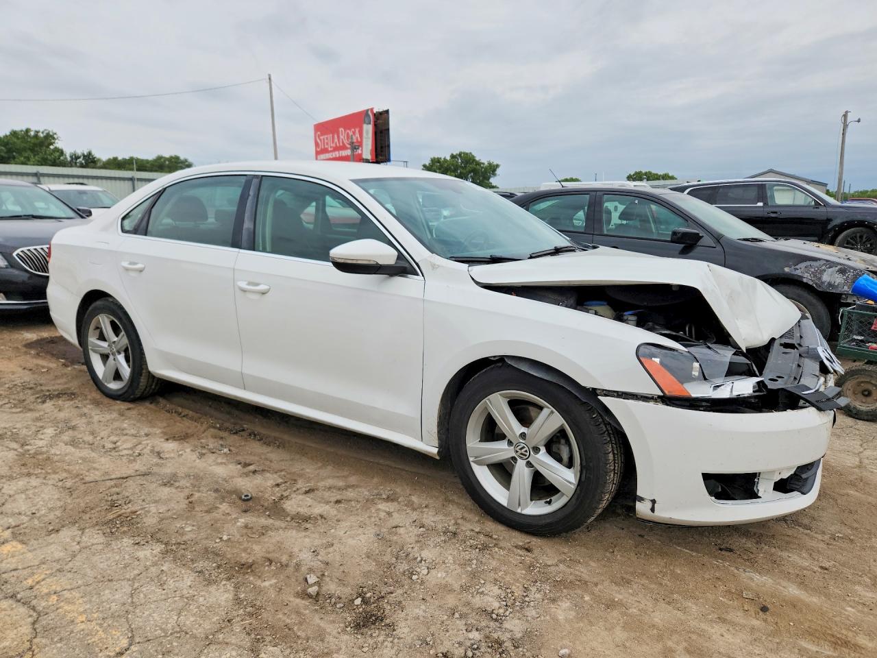 2012 Volkswagen Passat Se Белый vin: 1VWBP7A38CC004268