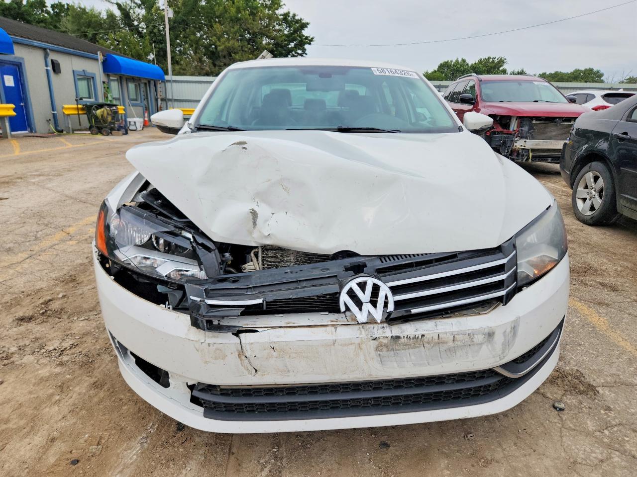 2012 Volkswagen Passat Se Белый vin: 1VWBP7A38CC004268