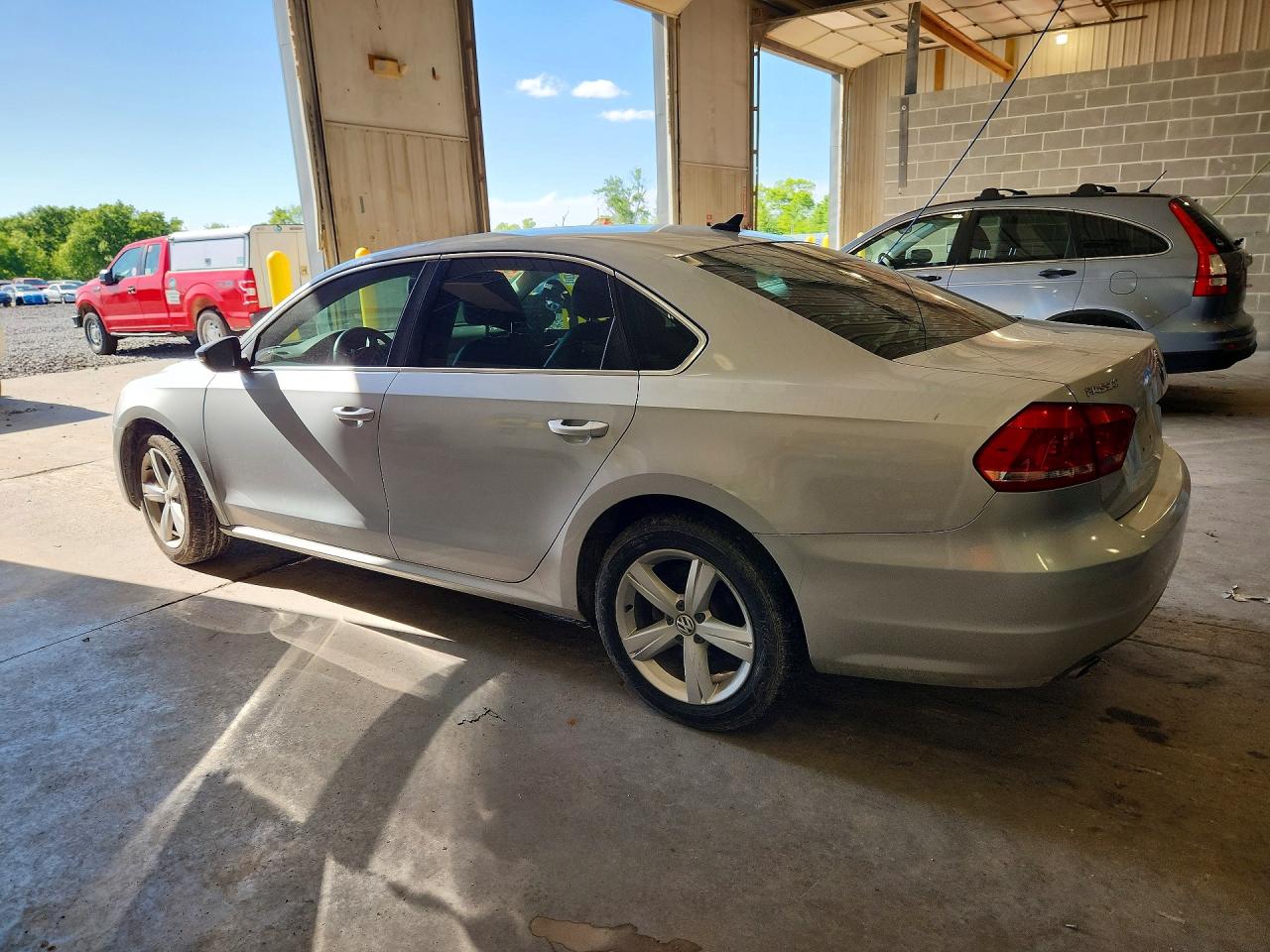 2012 Volkswagen Passat Se Silver vin: 1VWBP7A38CC021779