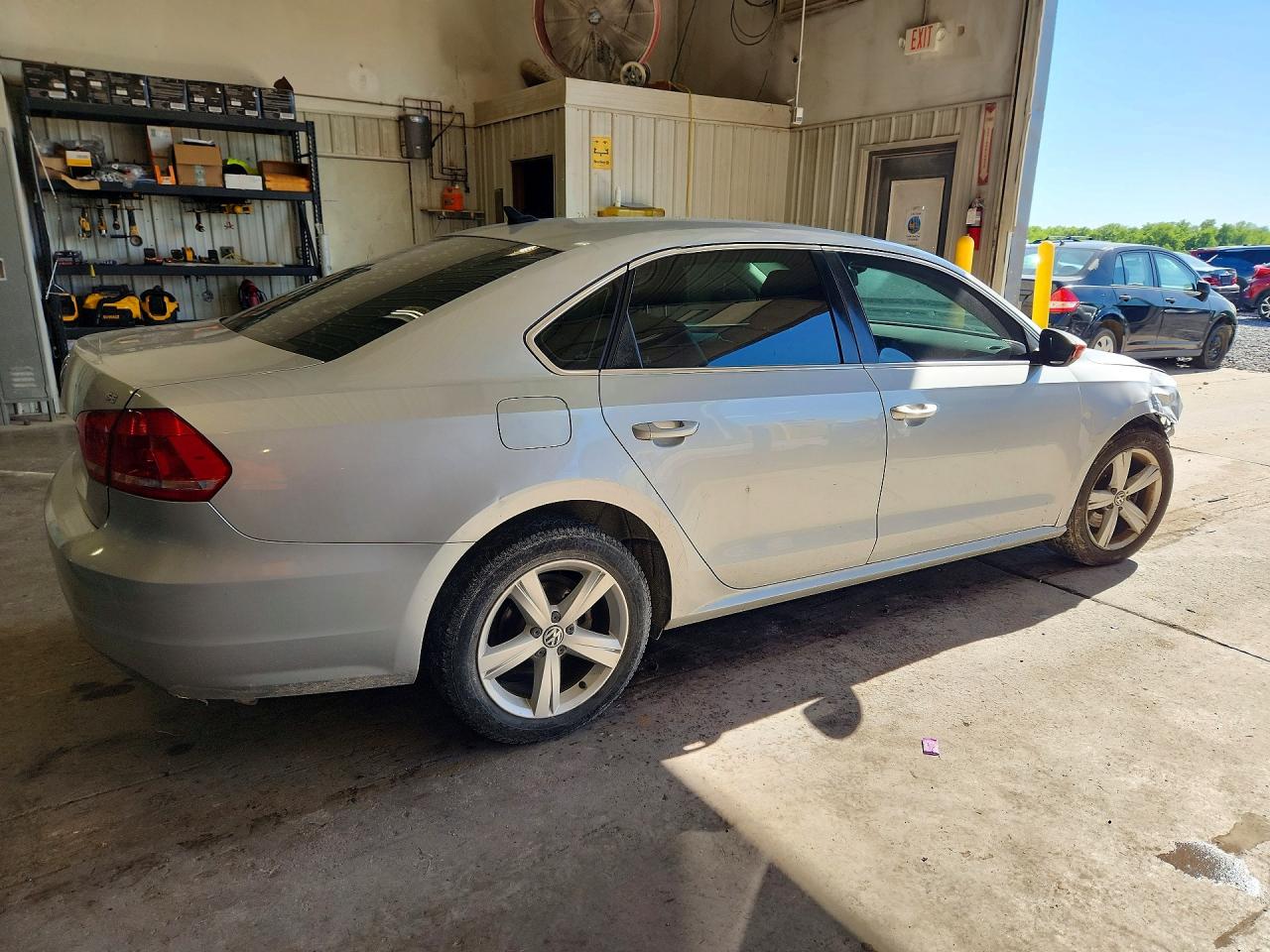 2012 Volkswagen Passat Se Silver vin: 1VWBP7A38CC021779
