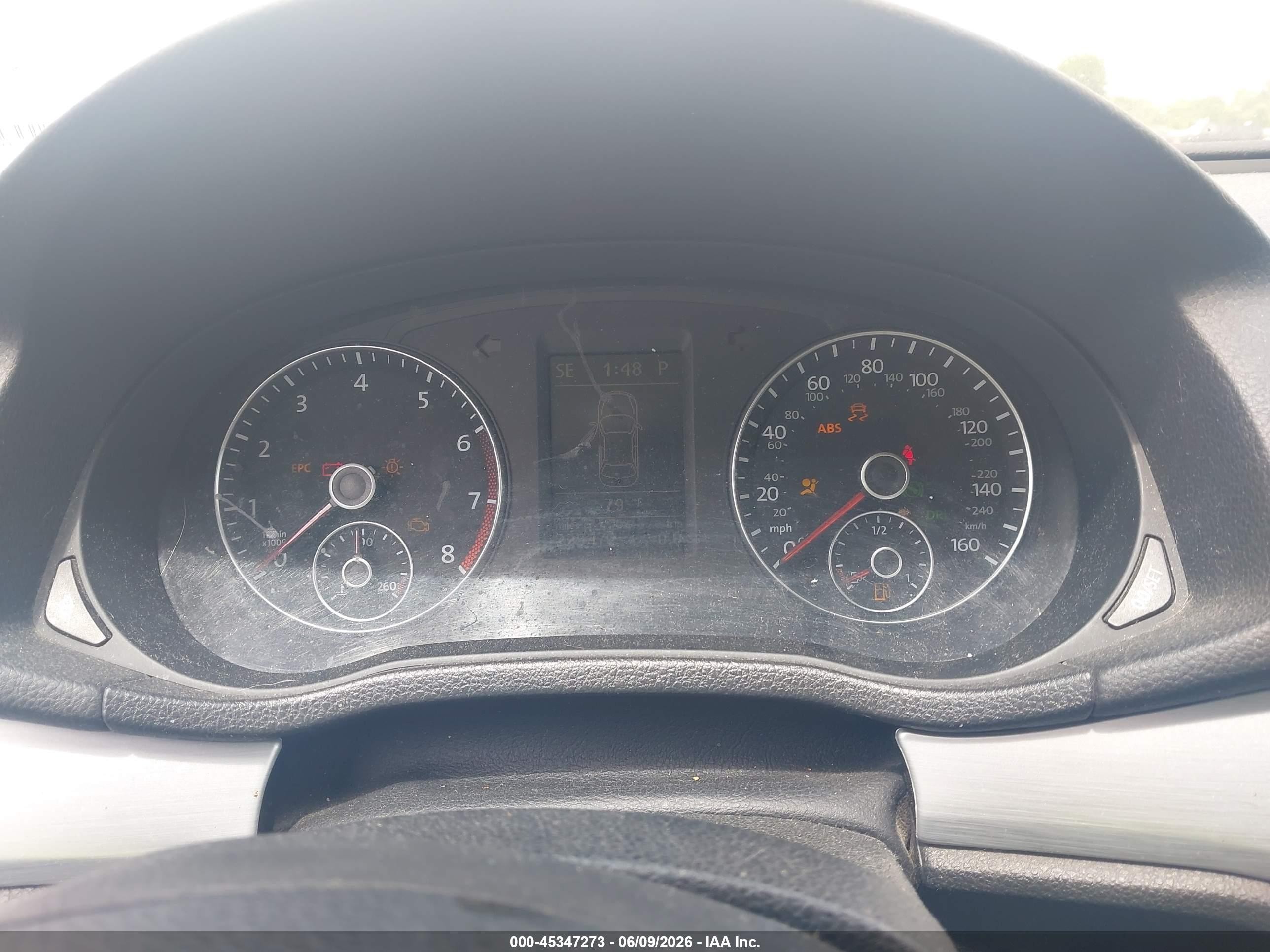 2012 Volkswagen Passat 2.5l Se Черный vin: 1VWBP7A38CC040915