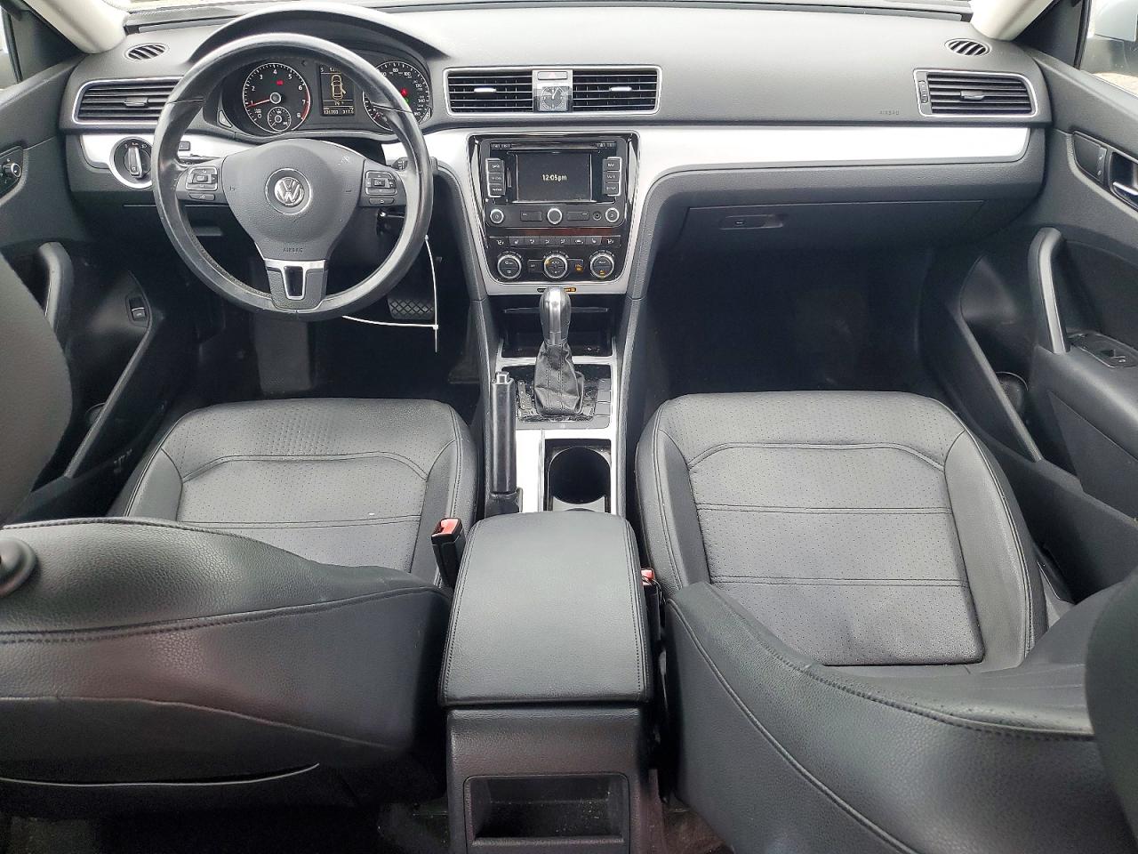 2012 Volkswagen Passat Se Silver vin: 1VWBP7A38CC081707