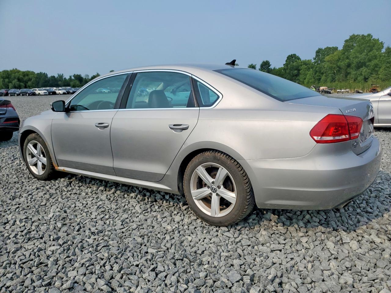 2012 Volkswagen Passat Se Silver vin: 1VWBP7A38CC105164
