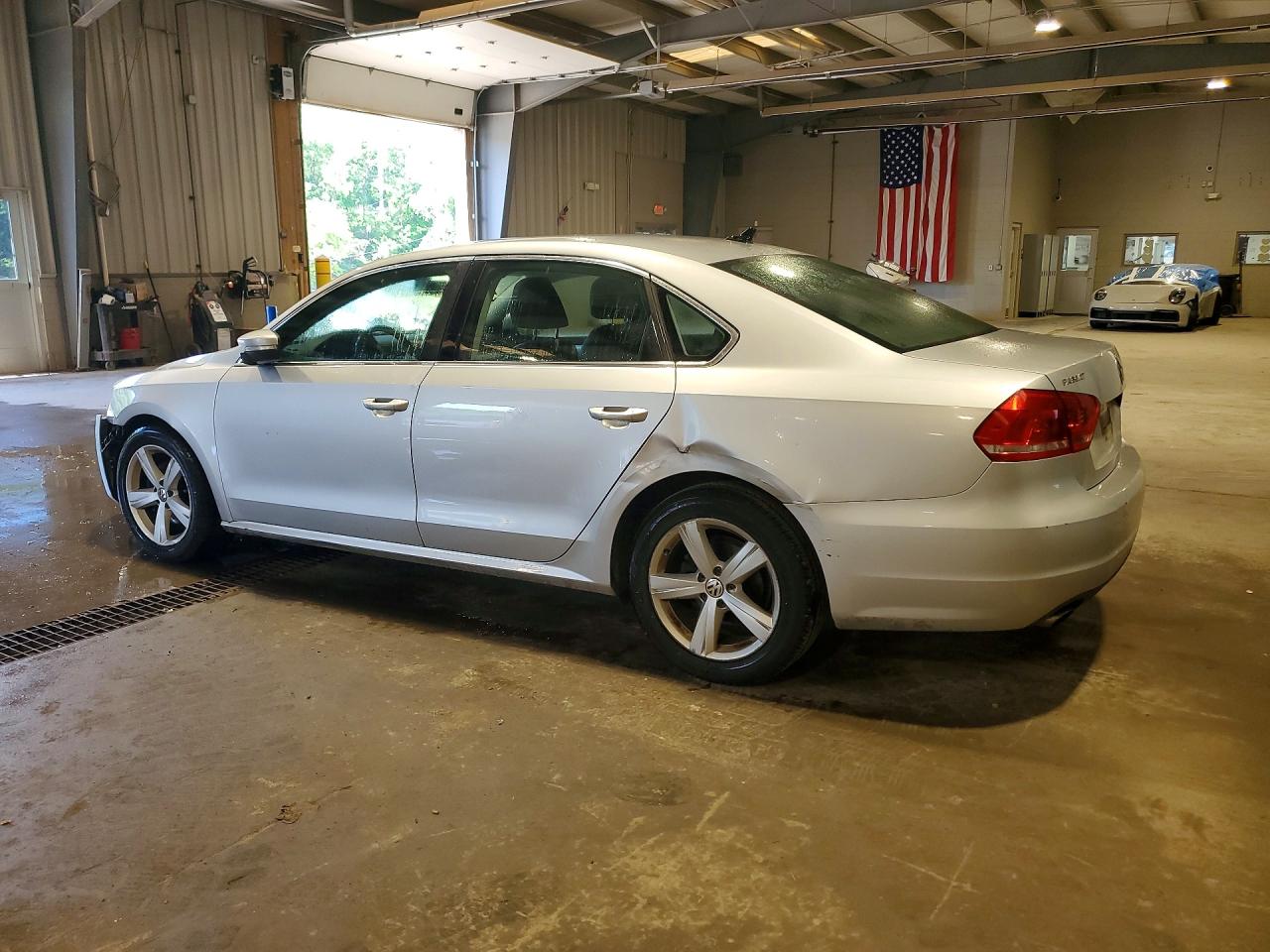 2013 Volkswagen Passat Se Silver vin: 1VWBP7A38DC104307