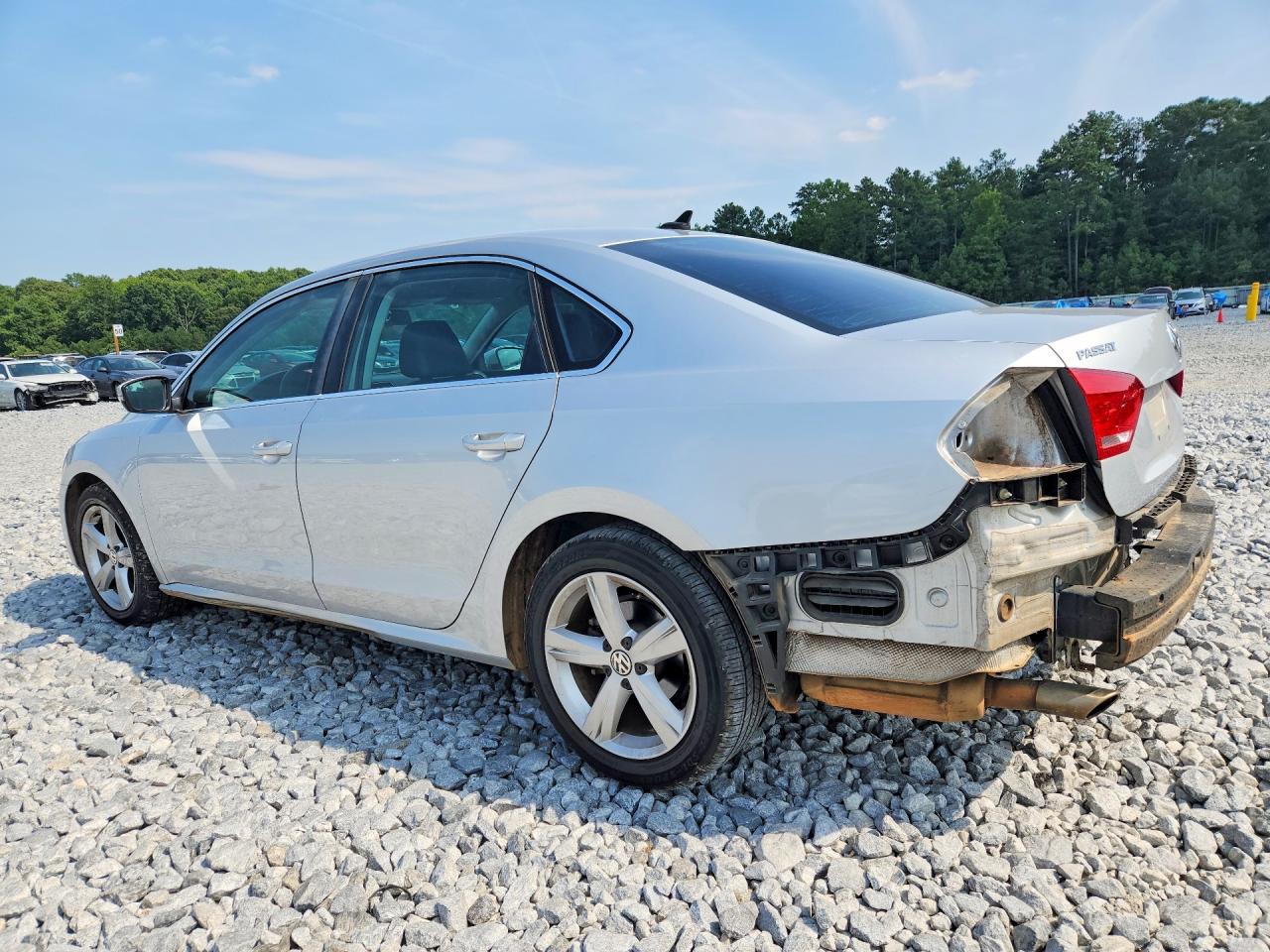 2013 Volkswagen Passat Se Silver vin: 1VWBP7A38DC104419