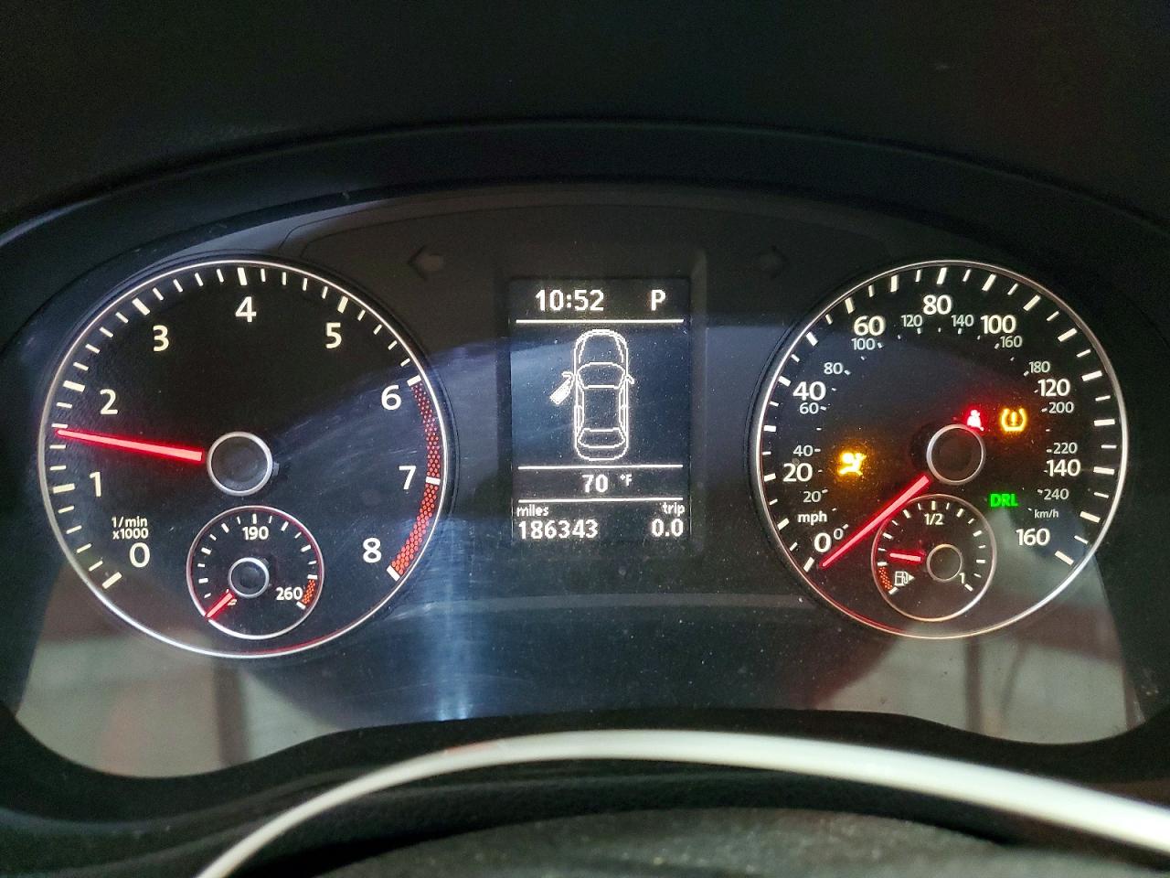 2012 Volkswagen Passat Se Black vin: 1VWBP7A39CC006871