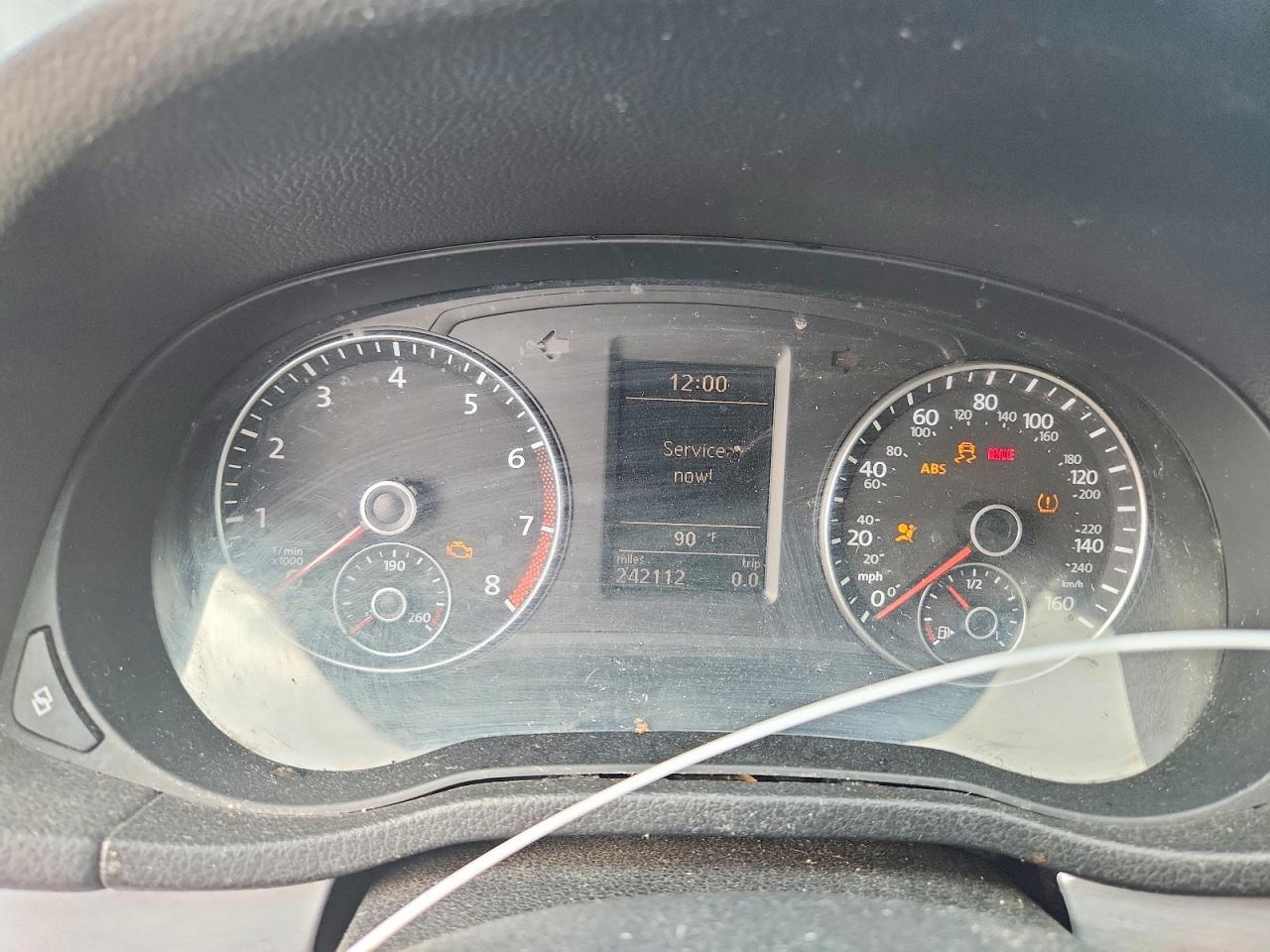 2012 Volkswagen Passat Se Черный vin: 1VWBP7A39CC018051