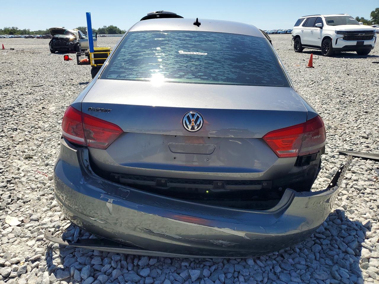 2012 Volkswagen Passat Se Gray vin: 1VWBP7A39CC058744
