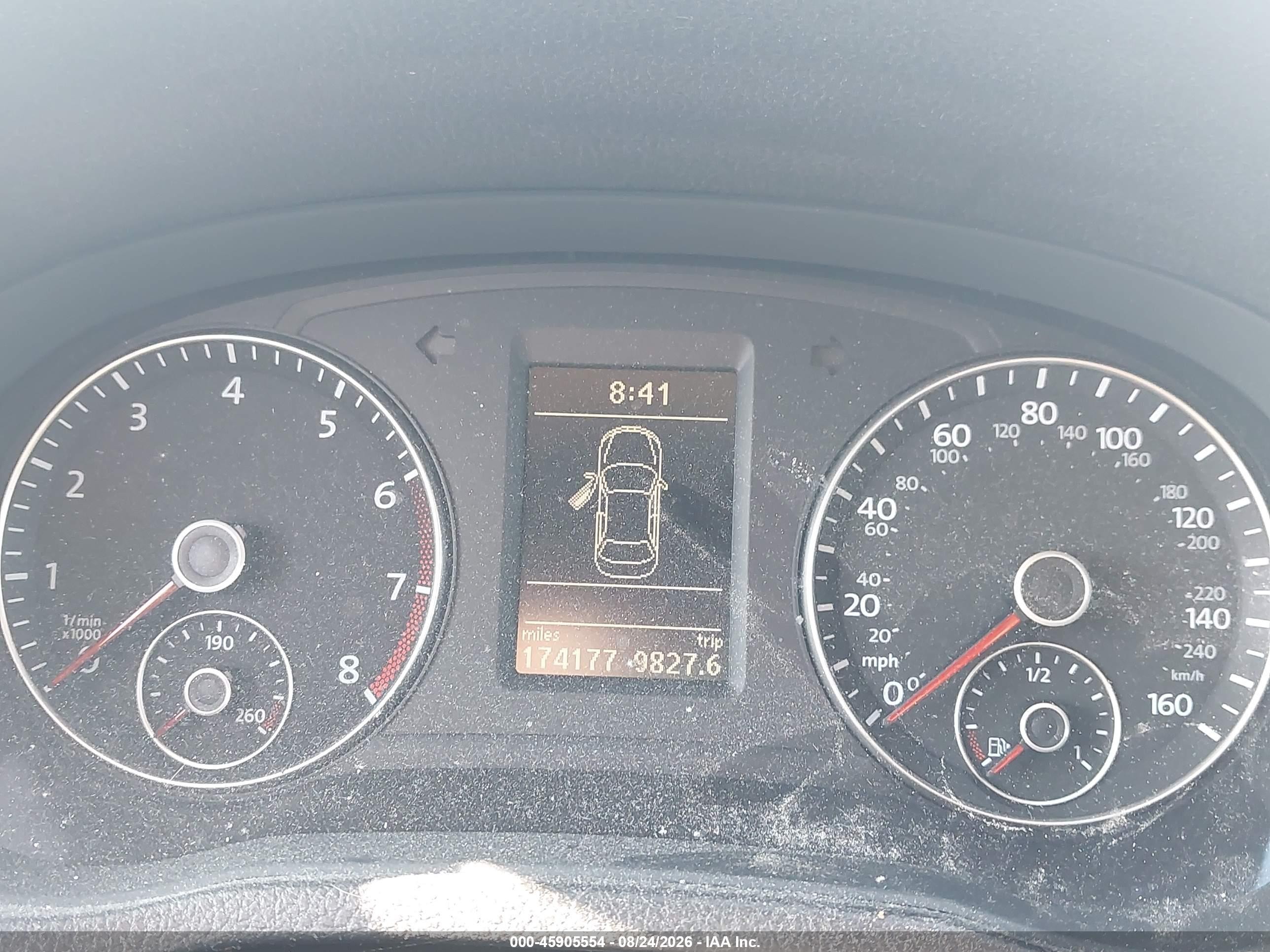 2012 Volkswagen Passat 2.5l Se Black vin: 1VWBP7A39CC103651