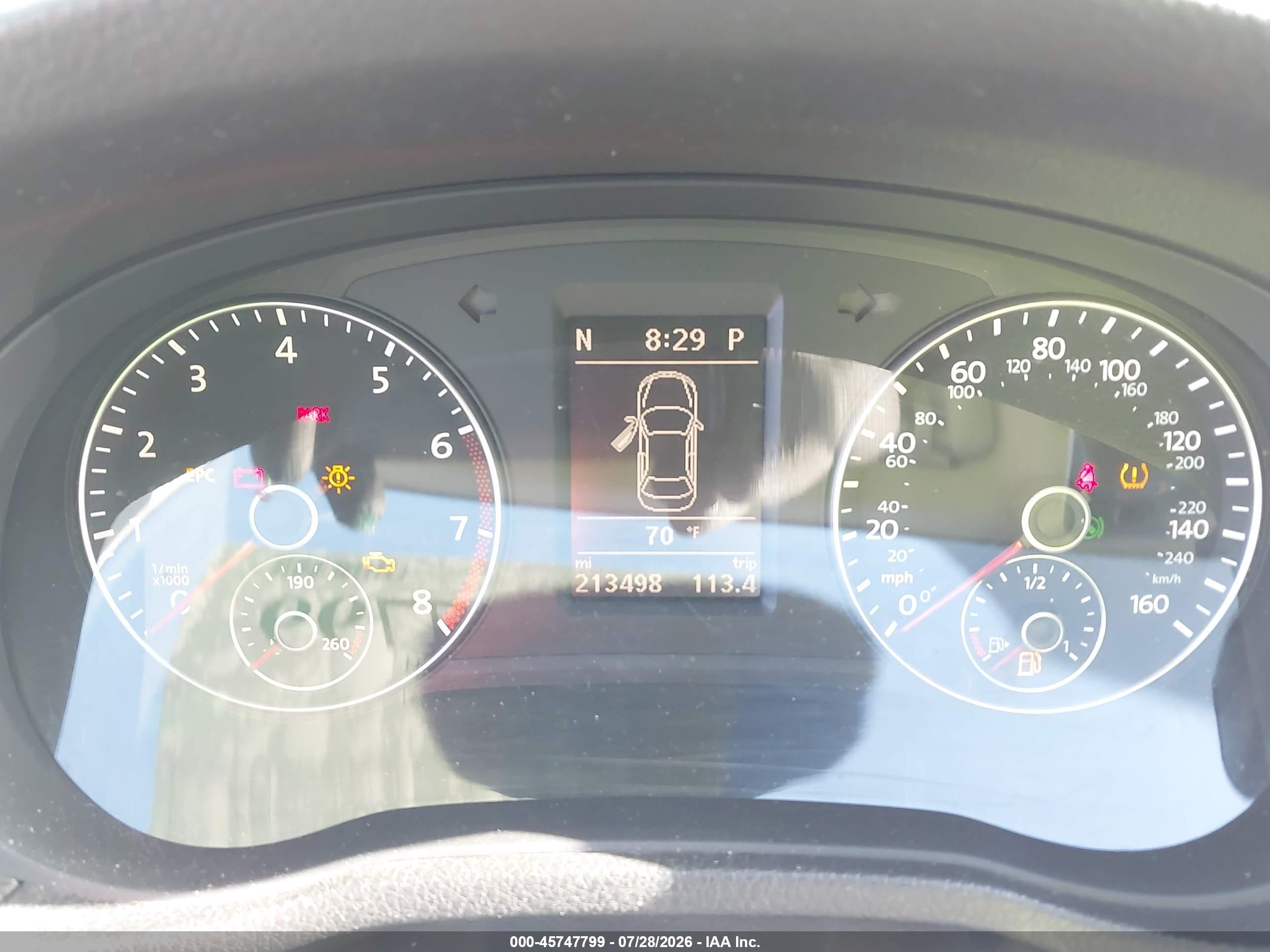 2013 Volkswagen Passat 2.5l Se Gray vin: 1VWBP7A39DC018228