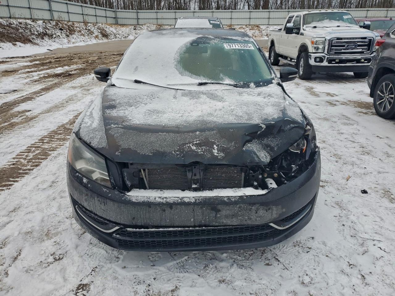 2013 Volkswagen Passat Se Черный vin: 1VWBP7A39DC091907