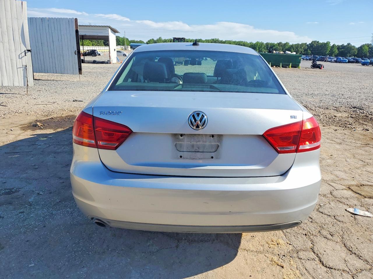 2013 Volkswagen Passat Se Silver vin: 1VWBP7A39DC099506