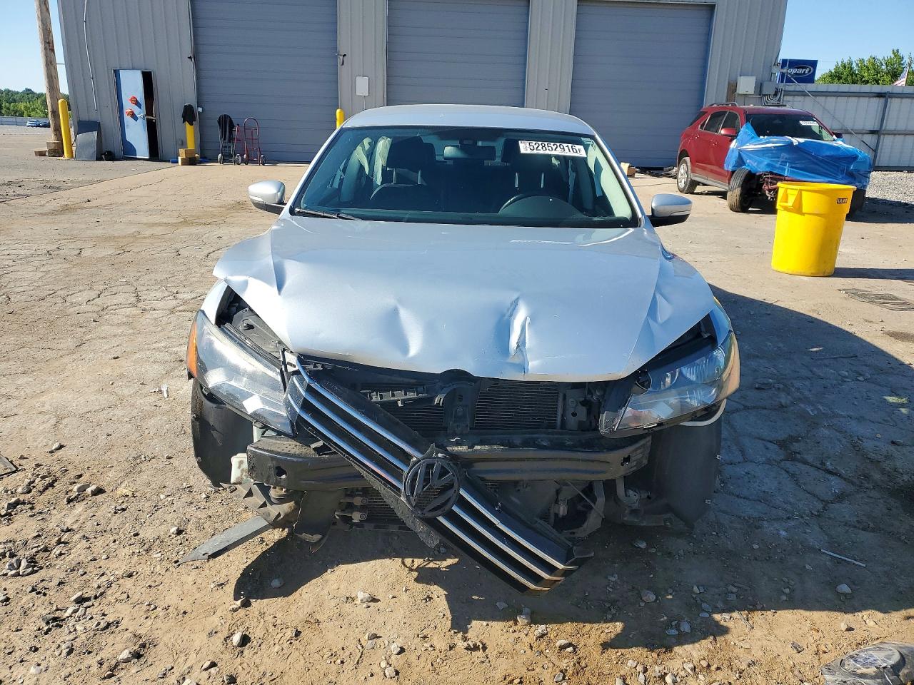 2013 Volkswagen Passat Se Silver vin: 1VWBP7A39DC099506