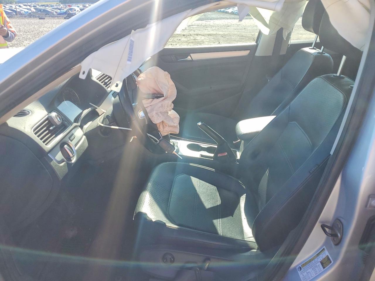 2013 Volkswagen Passat Se Silver vin: 1VWBP7A39DC099506