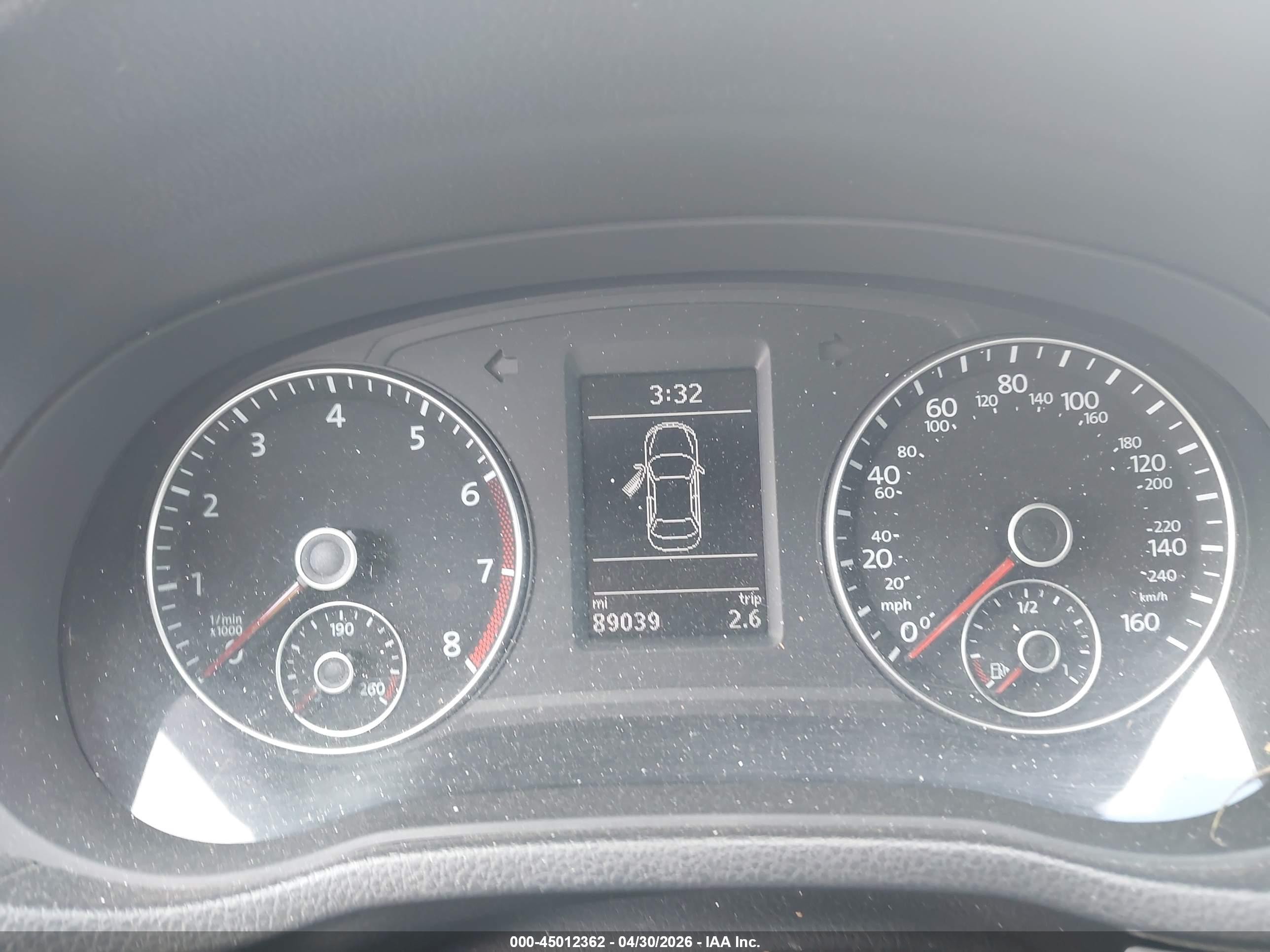 2013 Volkswagen Passat 2.5l Se White vin: 1VWBP7A39DC115476