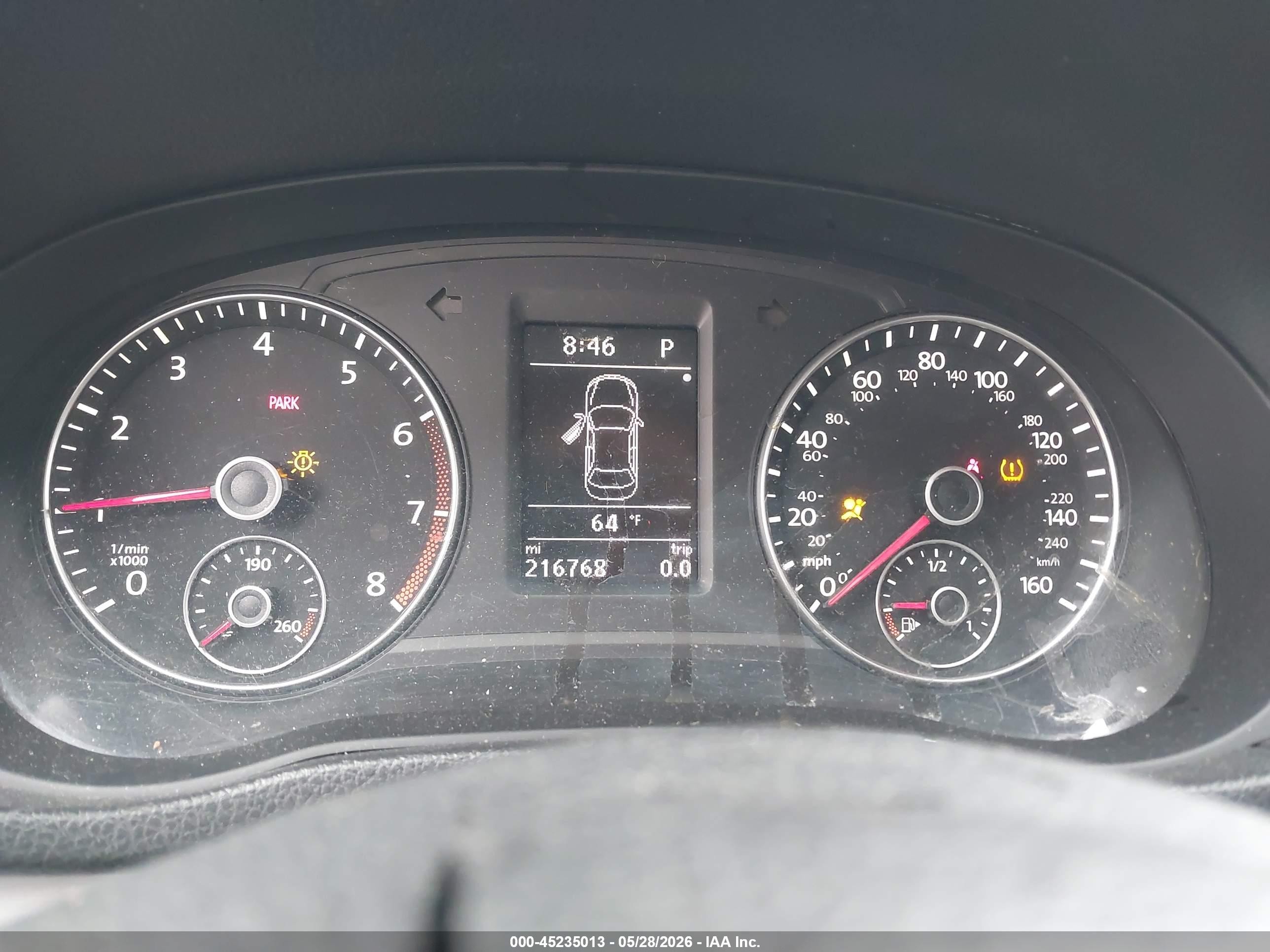 2013 Volkswagen Passat 2.5l Se Gray vin: 1VWBP7A3XDC047673