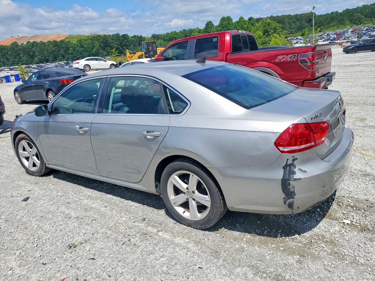 2013 Volkswagen Passat Se Silver vin: 1VWBP7A3XDC074212