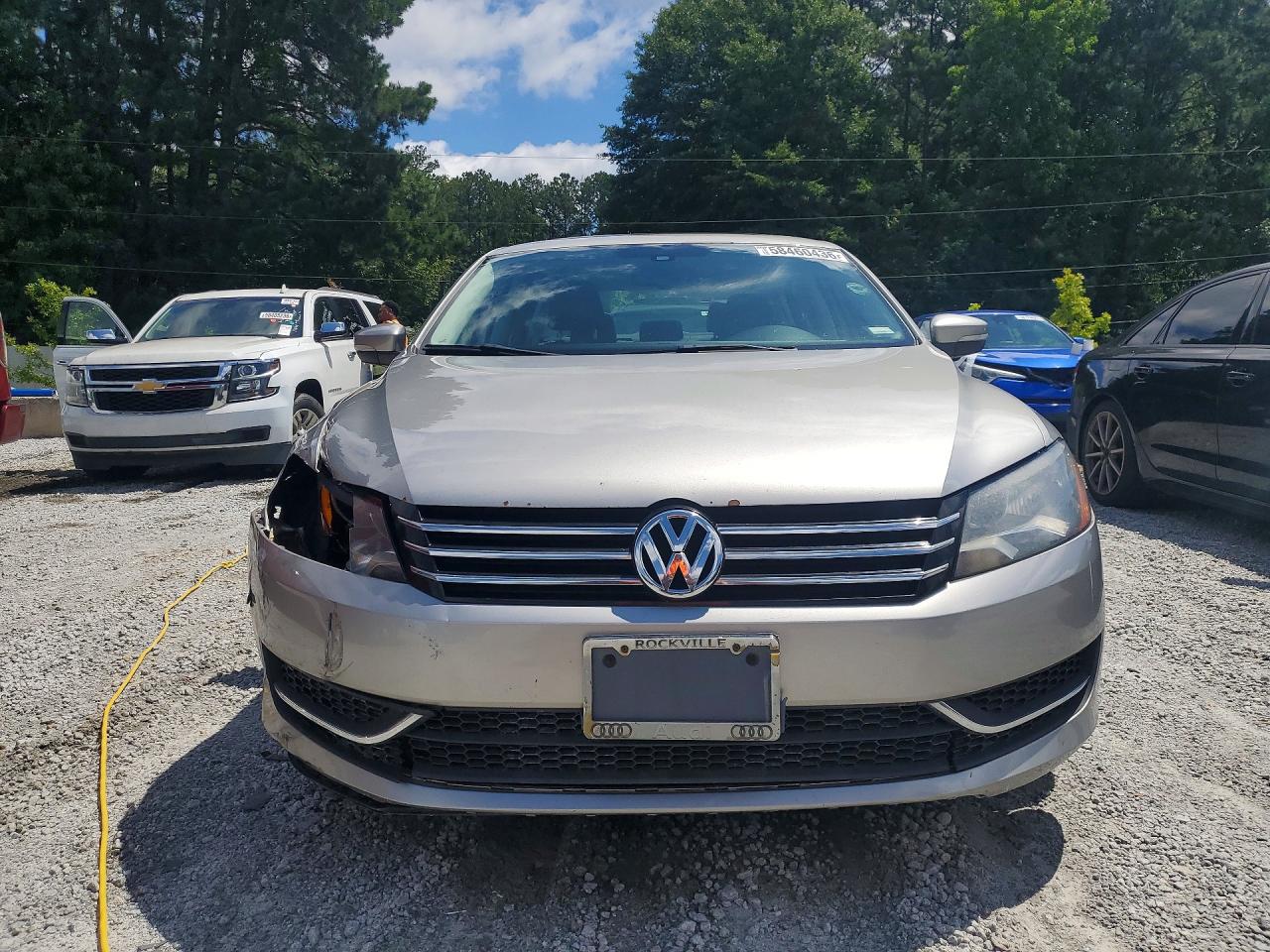 2013 Volkswagen Passat Se Silver vin: 1VWBP7A3XDC074212