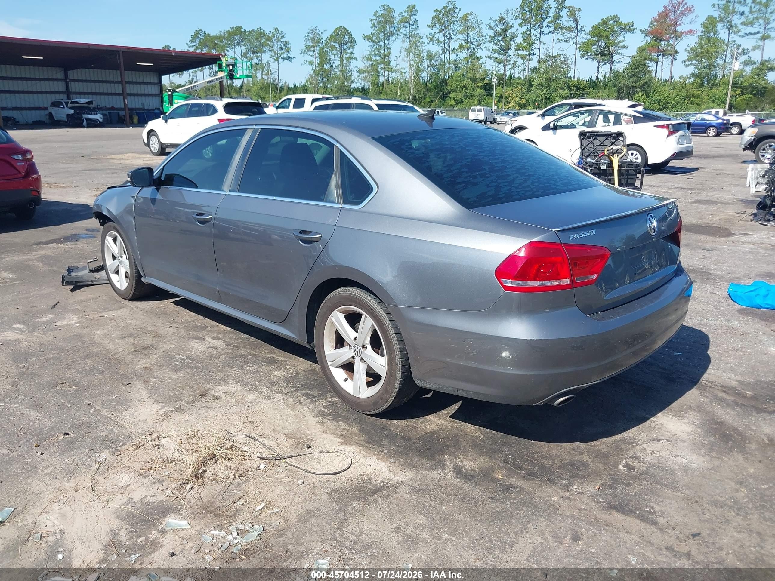 2013 Volkswagen Passat 2.5l Se Черный vin: 1VWBP7A3XDC076770