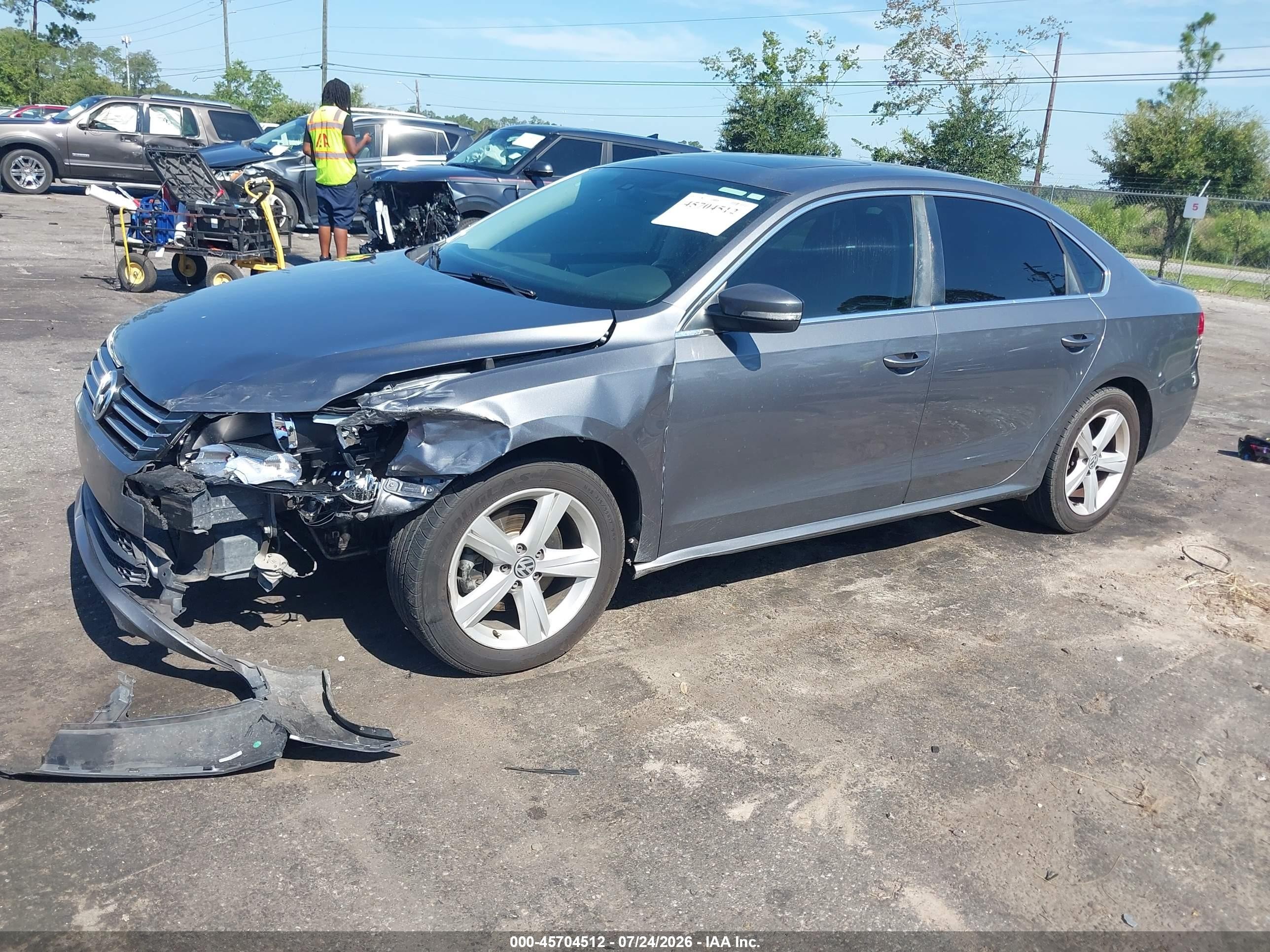 2013 Volkswagen Passat 2.5l Se Черный vin: 1VWBP7A3XDC076770